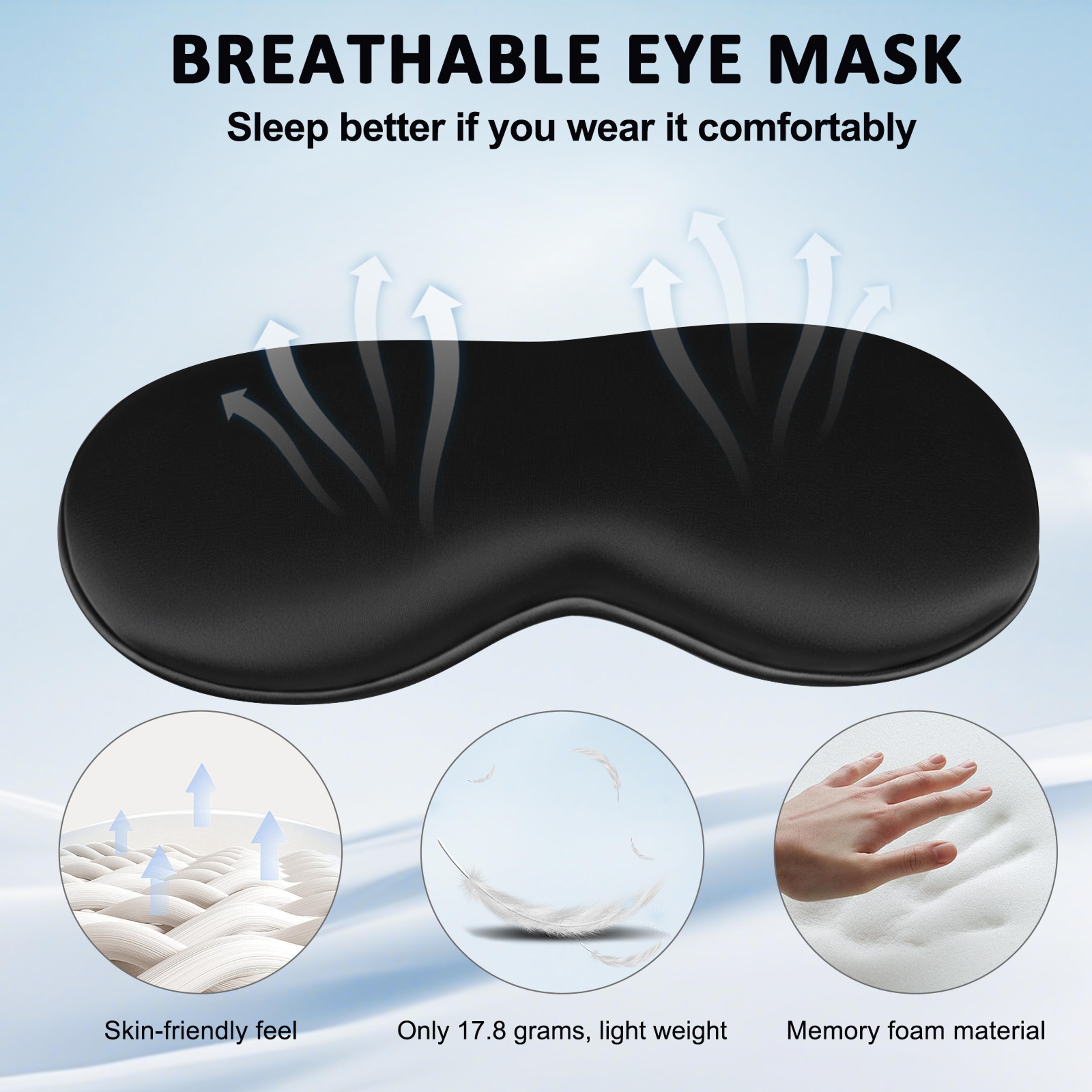 Adjustable Imitation Silk Sleep Eye Mask For Light Blocking Comfort 7