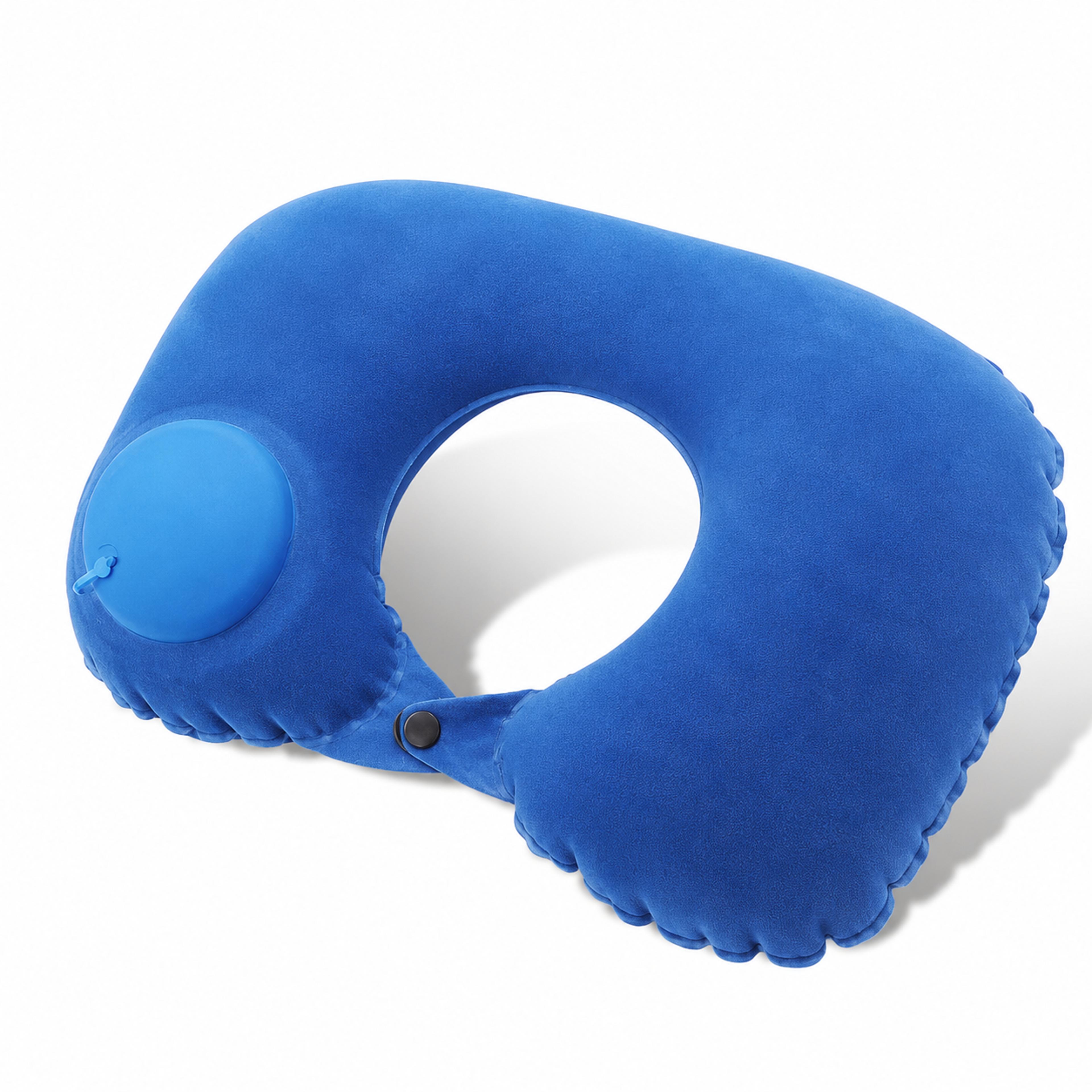 Portable Inflatable Travel Neck Pillow For Flights Cars And Trains 7