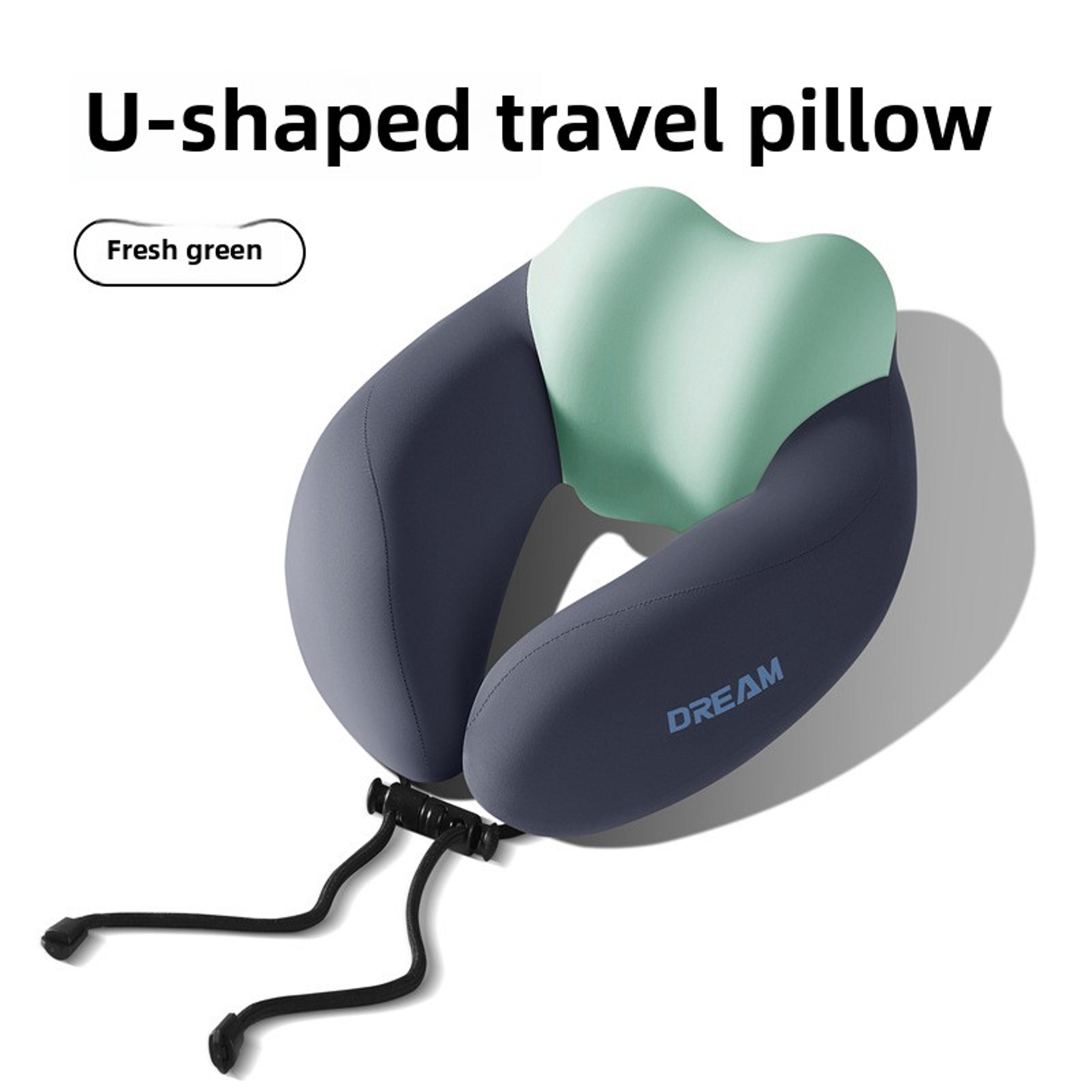Memory Foam Travel Neck Pillow With U Shaped Cervical Support And Washable Cover 3