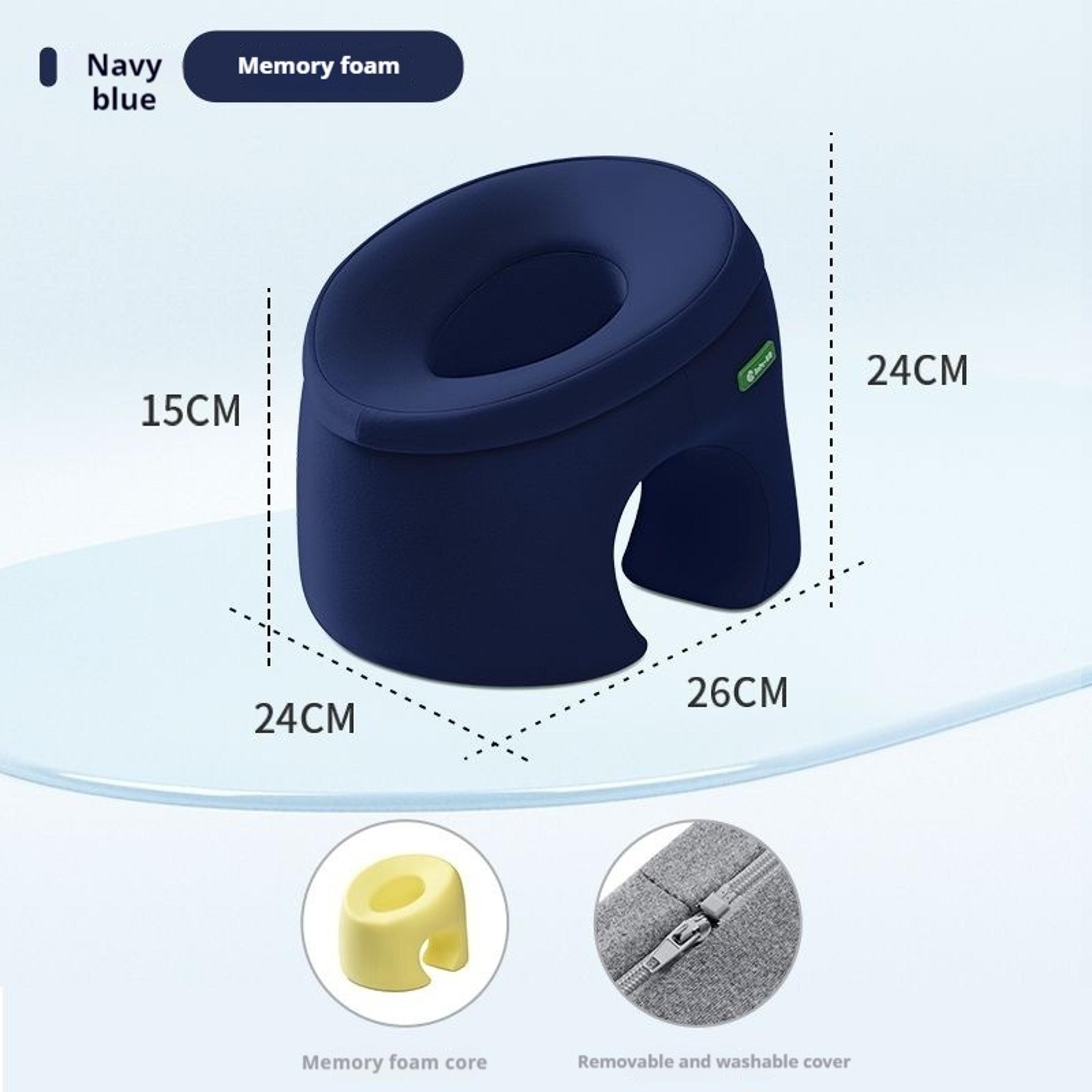 Memory Foam Nap Pillow For Desk Napping Neck Support And Travel Rest 2