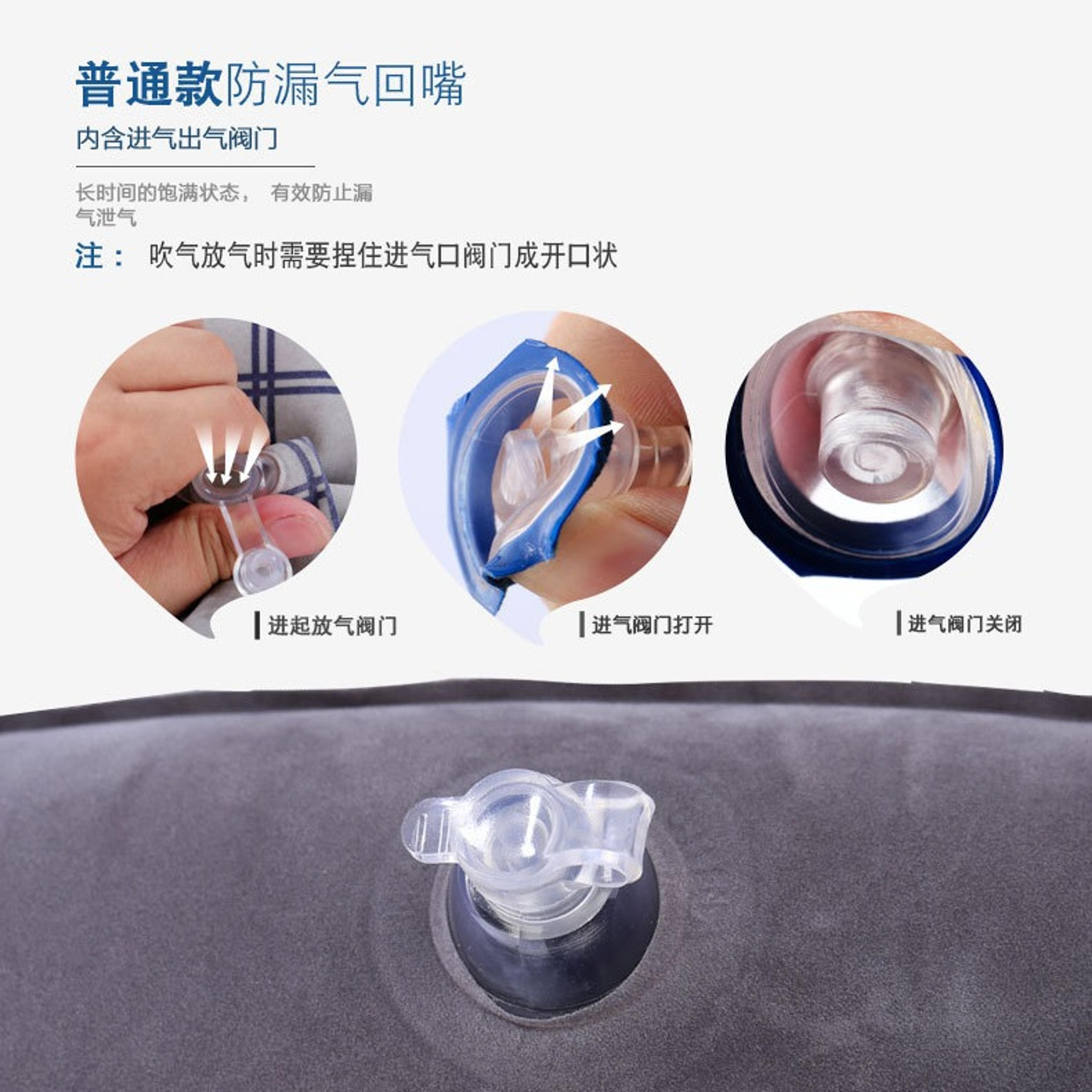 Inflatable Travel Pillow For Side Sleeping Neck Support 5