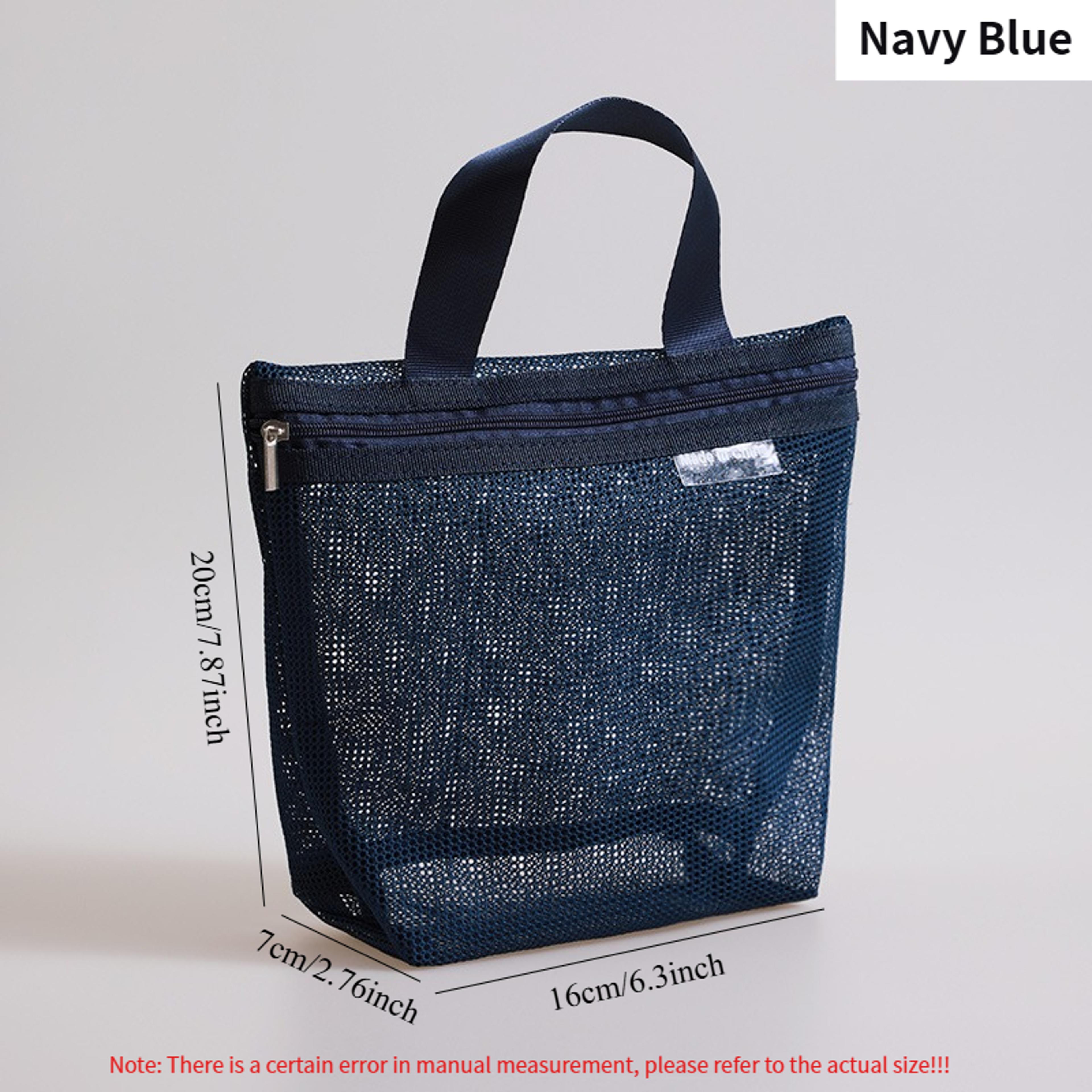 Quick Dry Mesh Shower Caddy Bag With Zipper For Travel Gym And Dorm 3