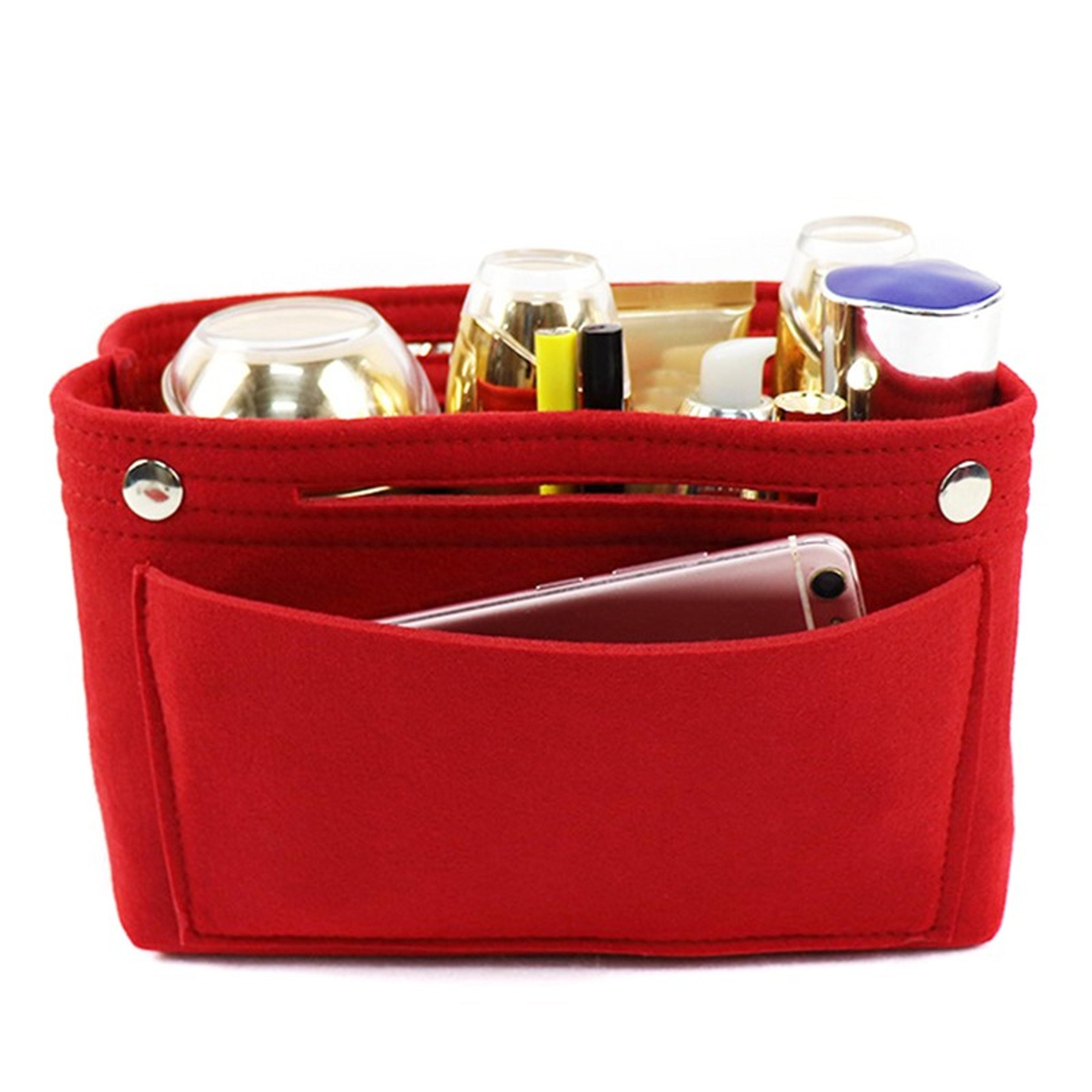 Felt Purse Organizer Insert Travel Cosmetic Bag For Handbags 4