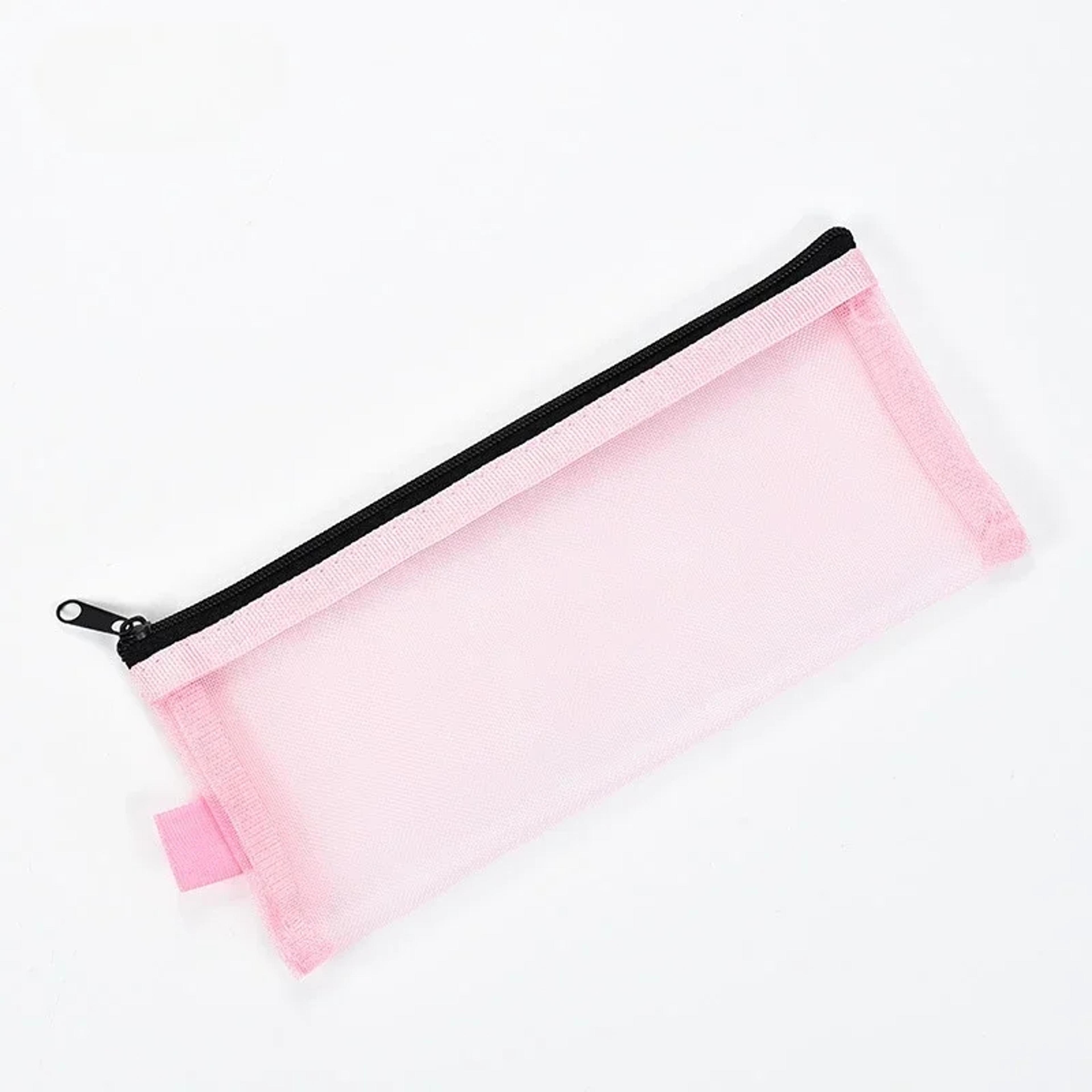Clear Transparent Mesh Cosmetic Bag For Travel And Daily Makeup Storage 1
