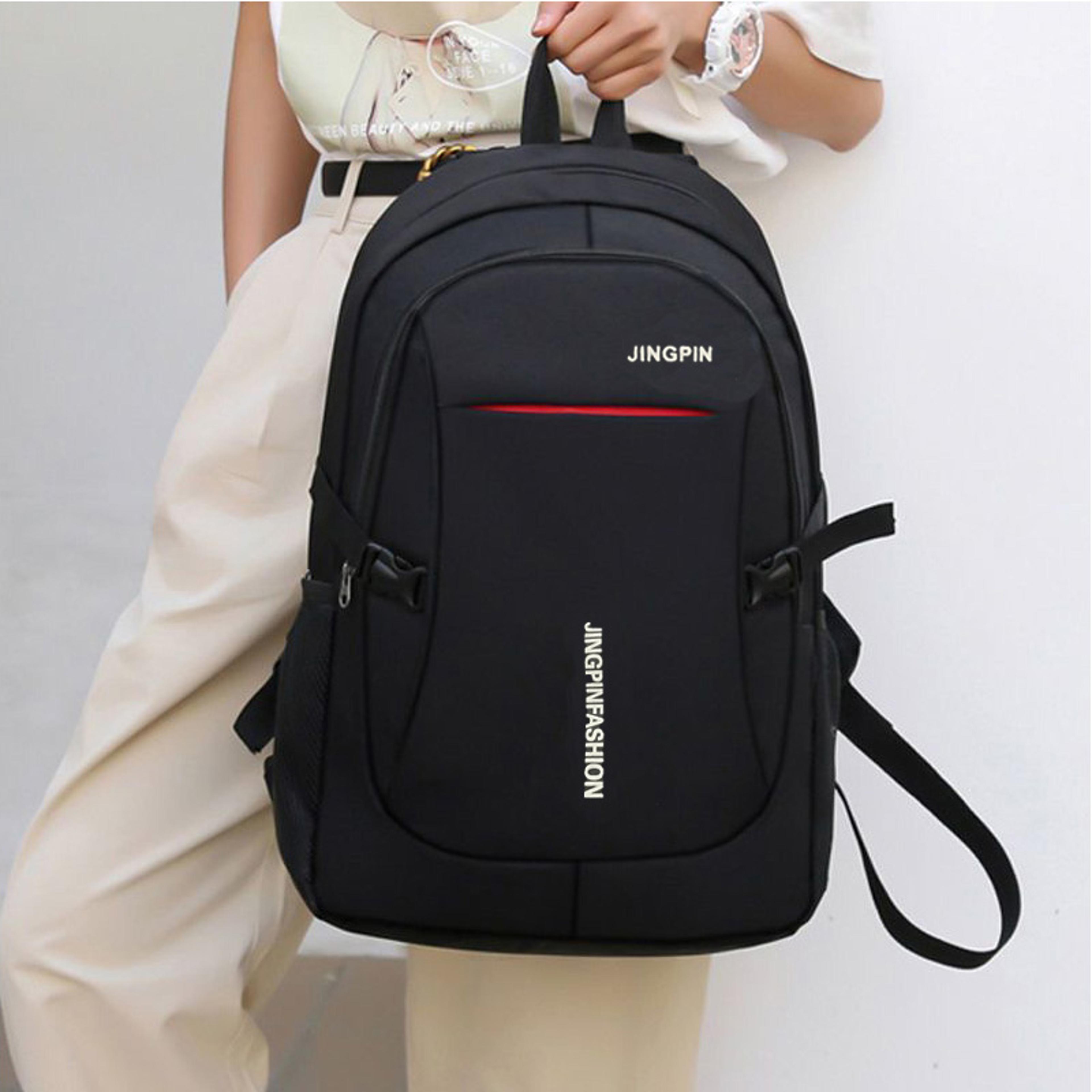 Korean Style Canvas Backpack Large Capacity Student School Bag For Women And Men 4