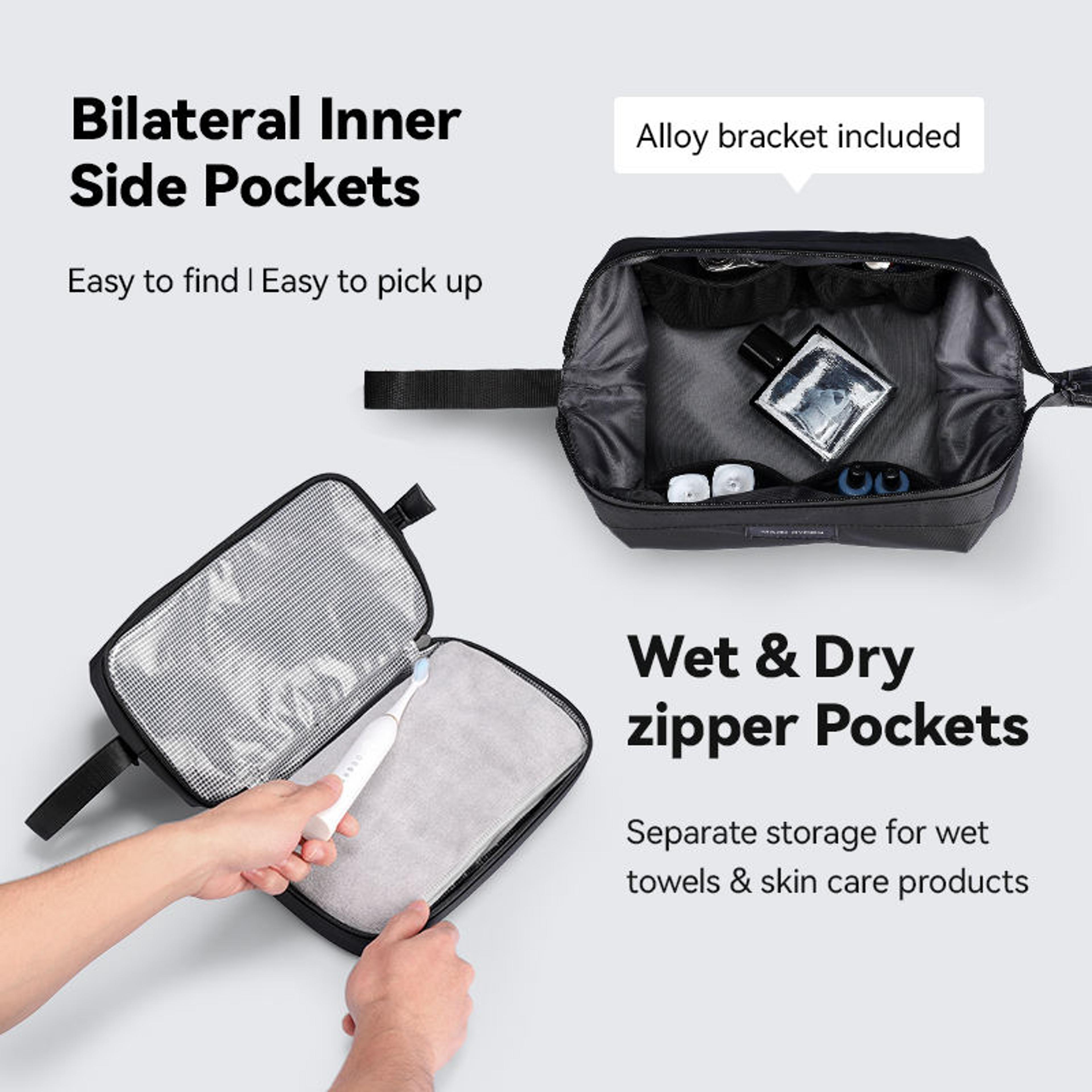 Mark Ryden Waterproof Travel Toiletry Bag Cosmetic Organizer 4