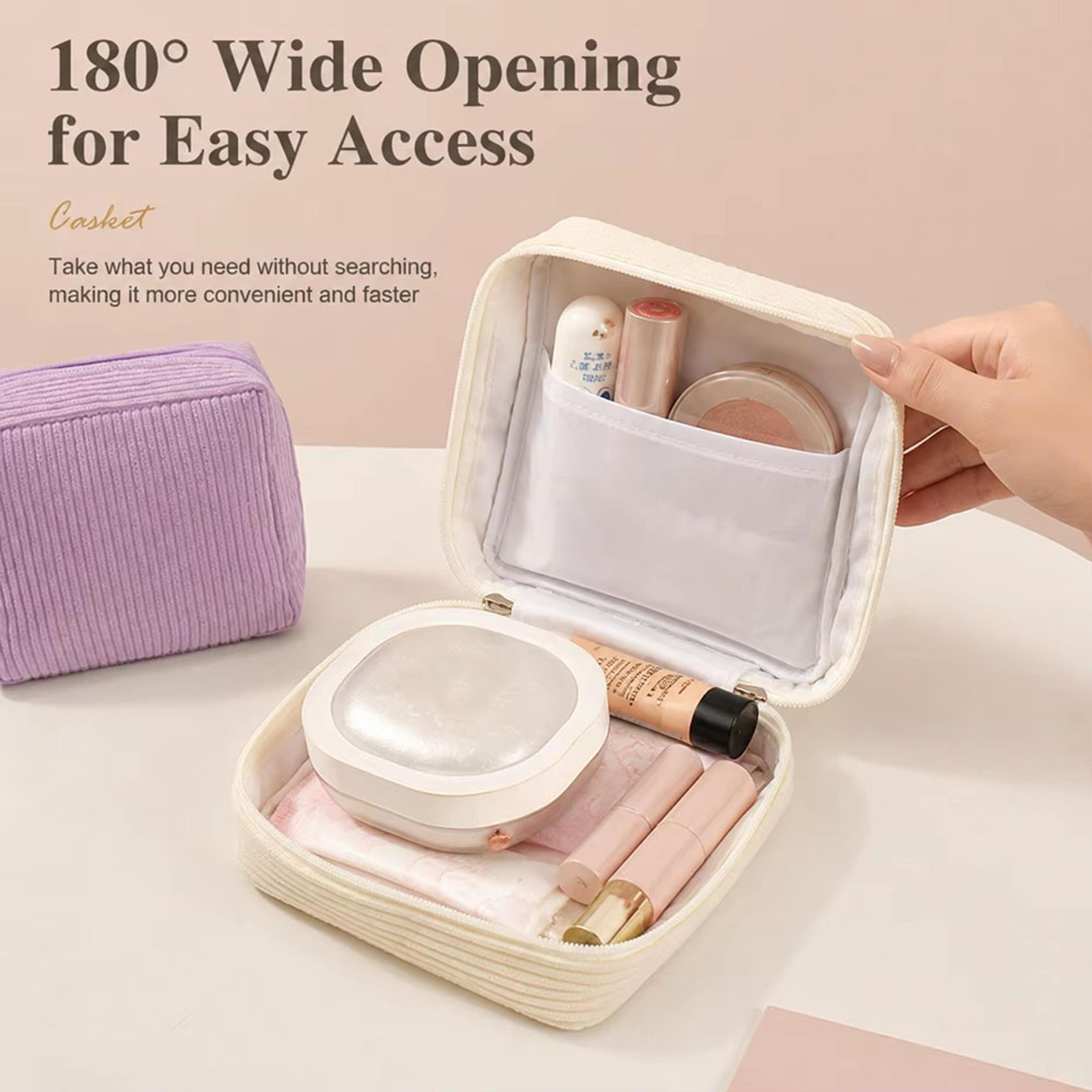 Large Capacity Sanitary Pad Pouch Travel Makeup And Cable Organizer Bag 5