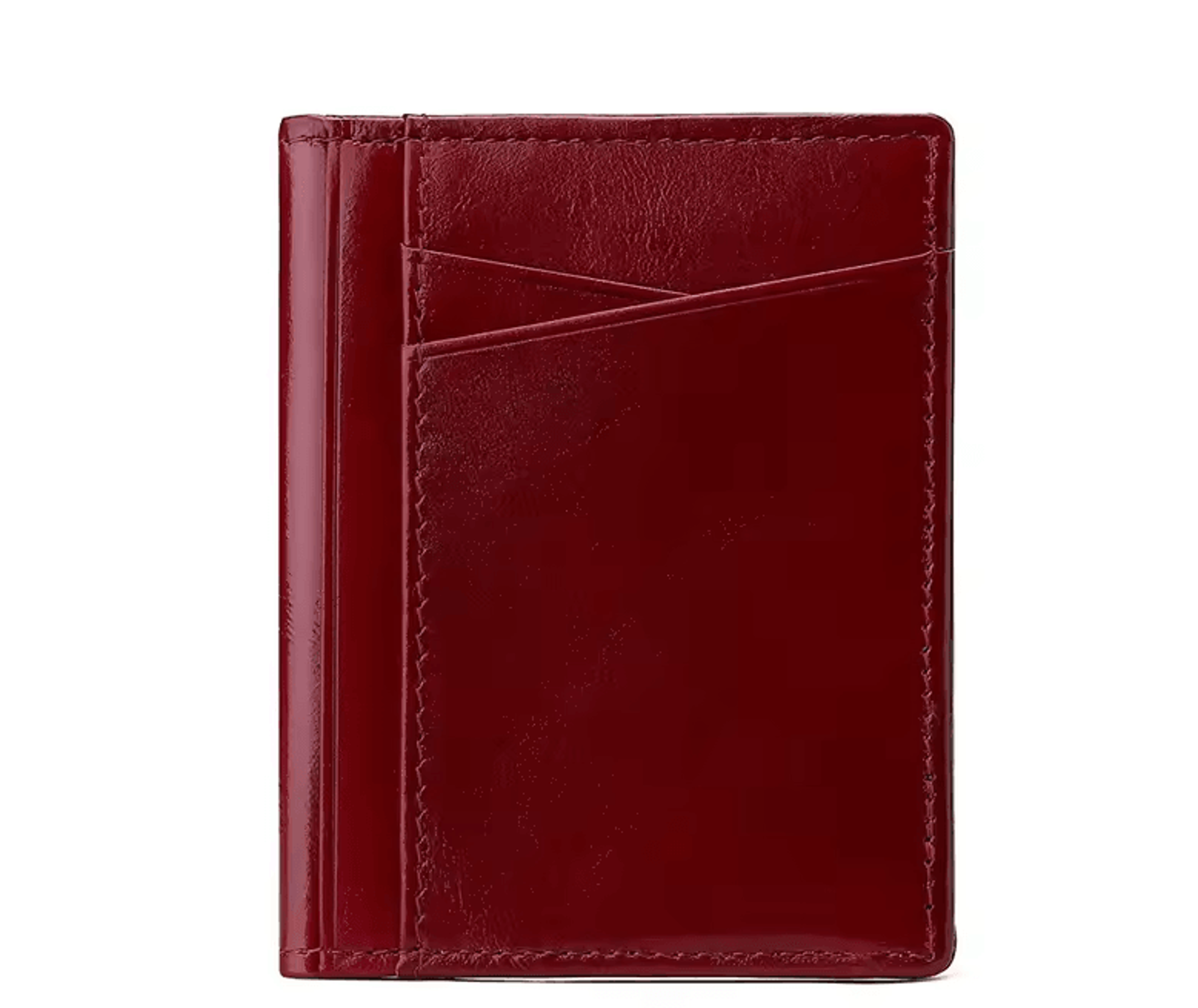 Genuine Leather Slim RFID Card Holder Wallet For Men 0