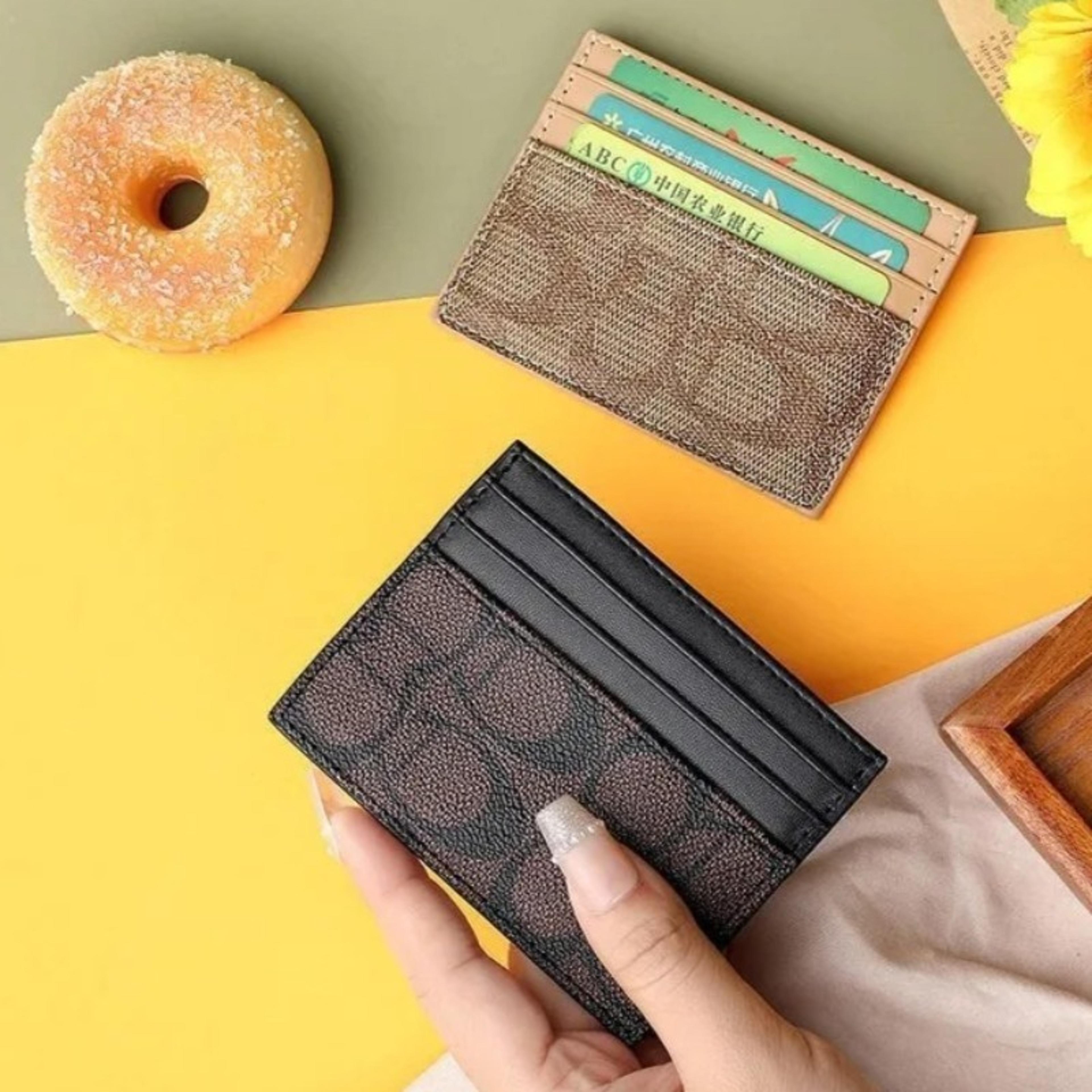 Blocking Card Holder Slim PU Wallet For Women 3