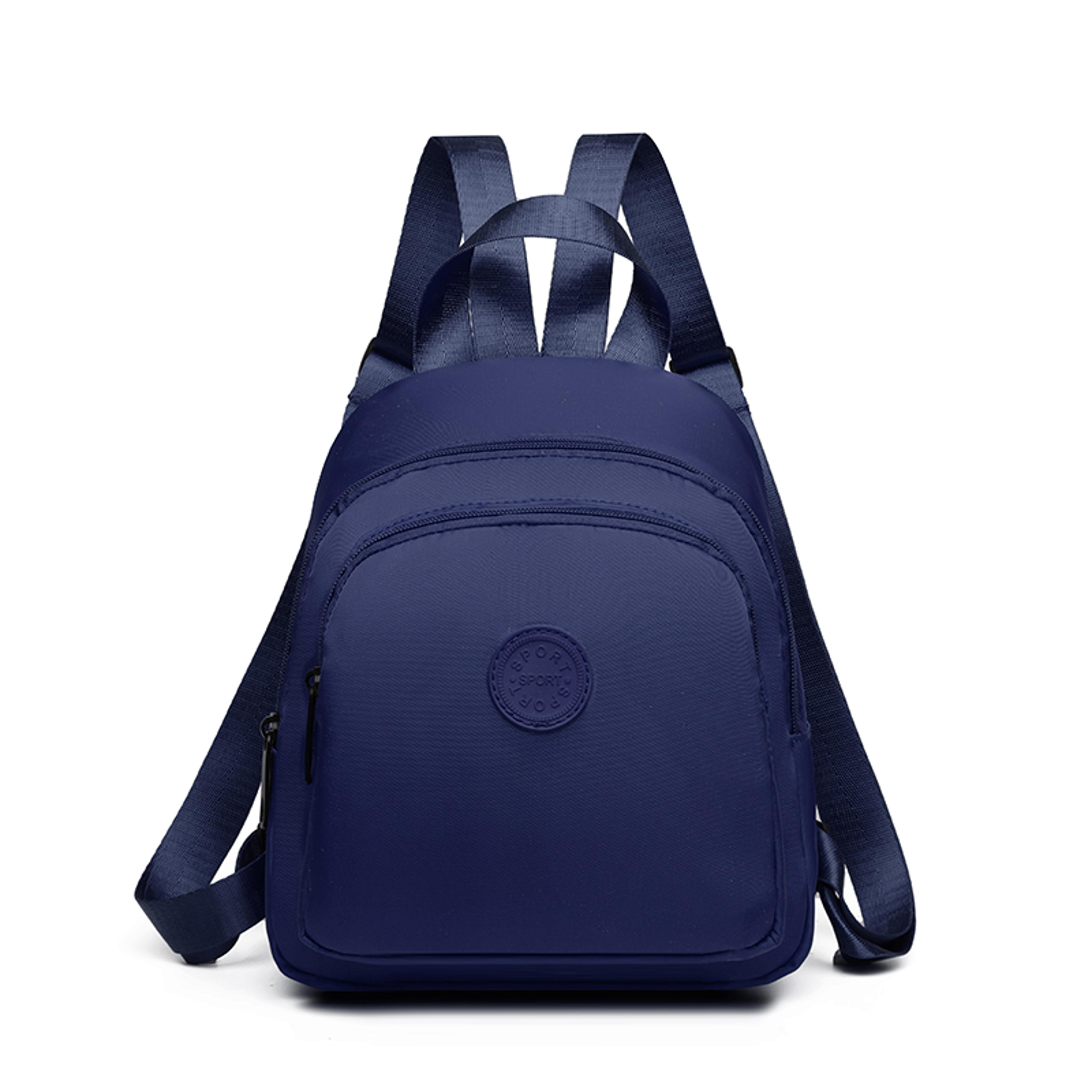 Mini Nylon Backpack Lightweight Water Resistant Travel Daypack 0