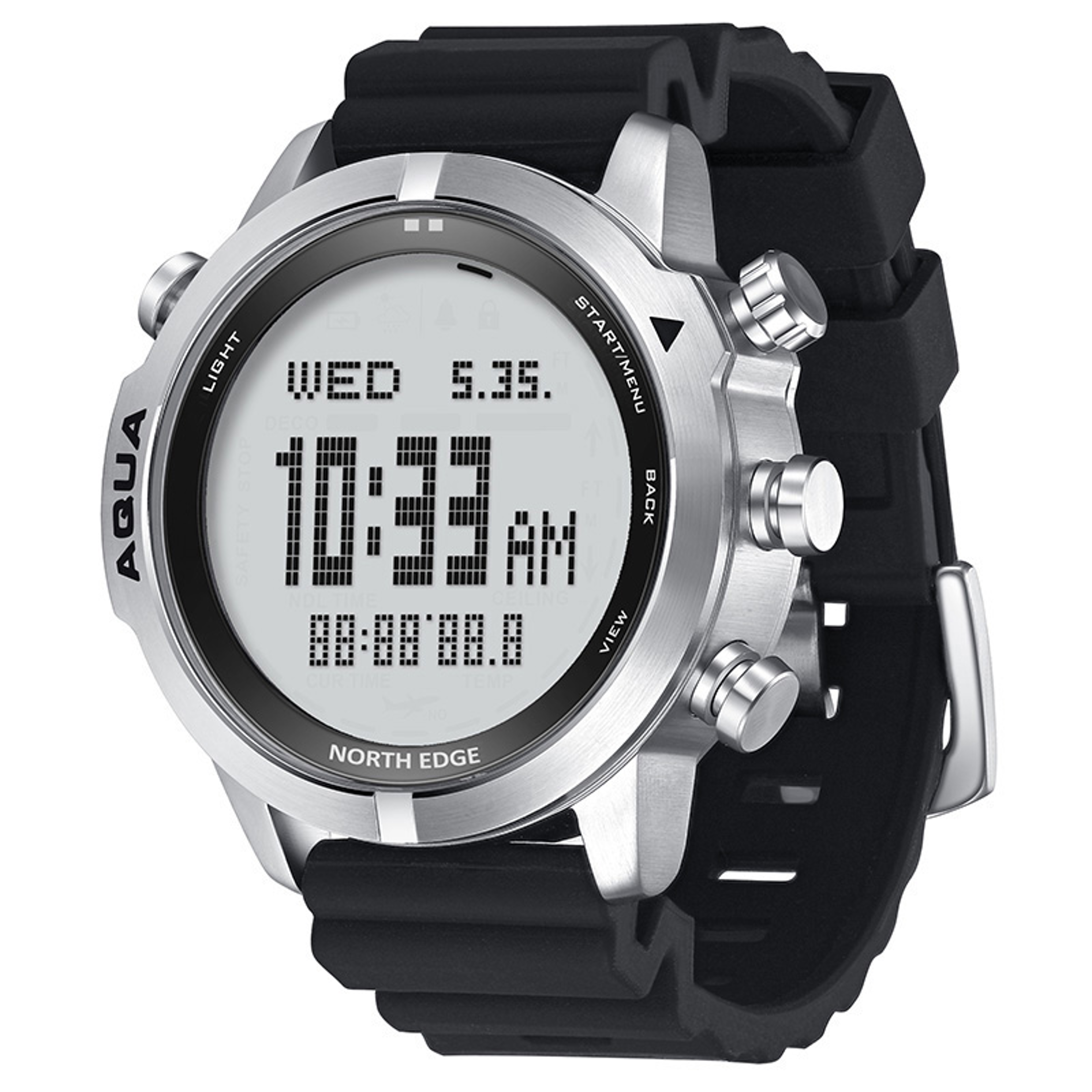Men Professional Dive Computer Watch NDL Compass Barometer 1