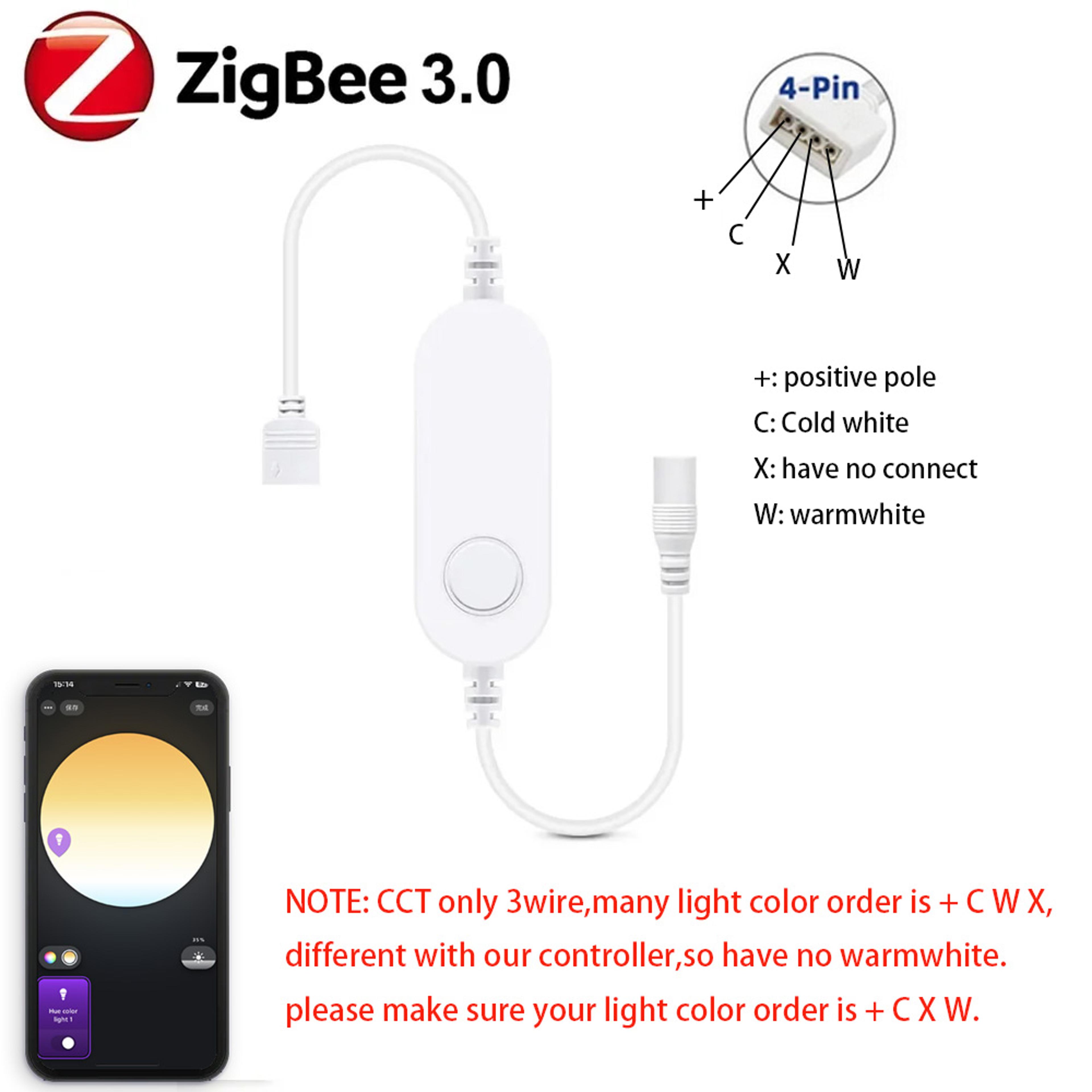 Smart LED Strip Dimmer Controller For RGB RGBW TecTuya Alexa SmartThings 2