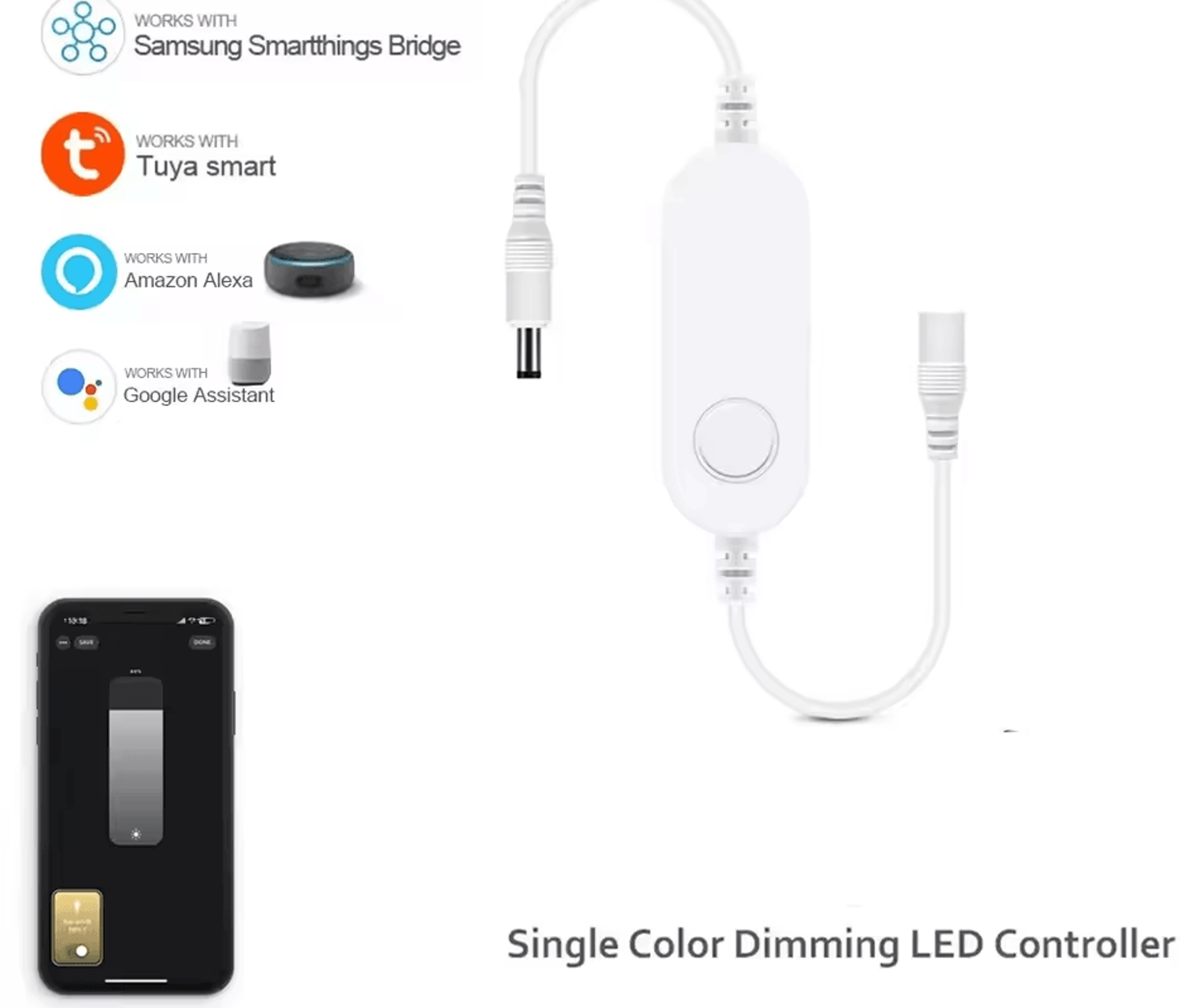 Smart LED Strip Dimmer Controller For RGB RGBW TecTuya Alexa SmartThings 7