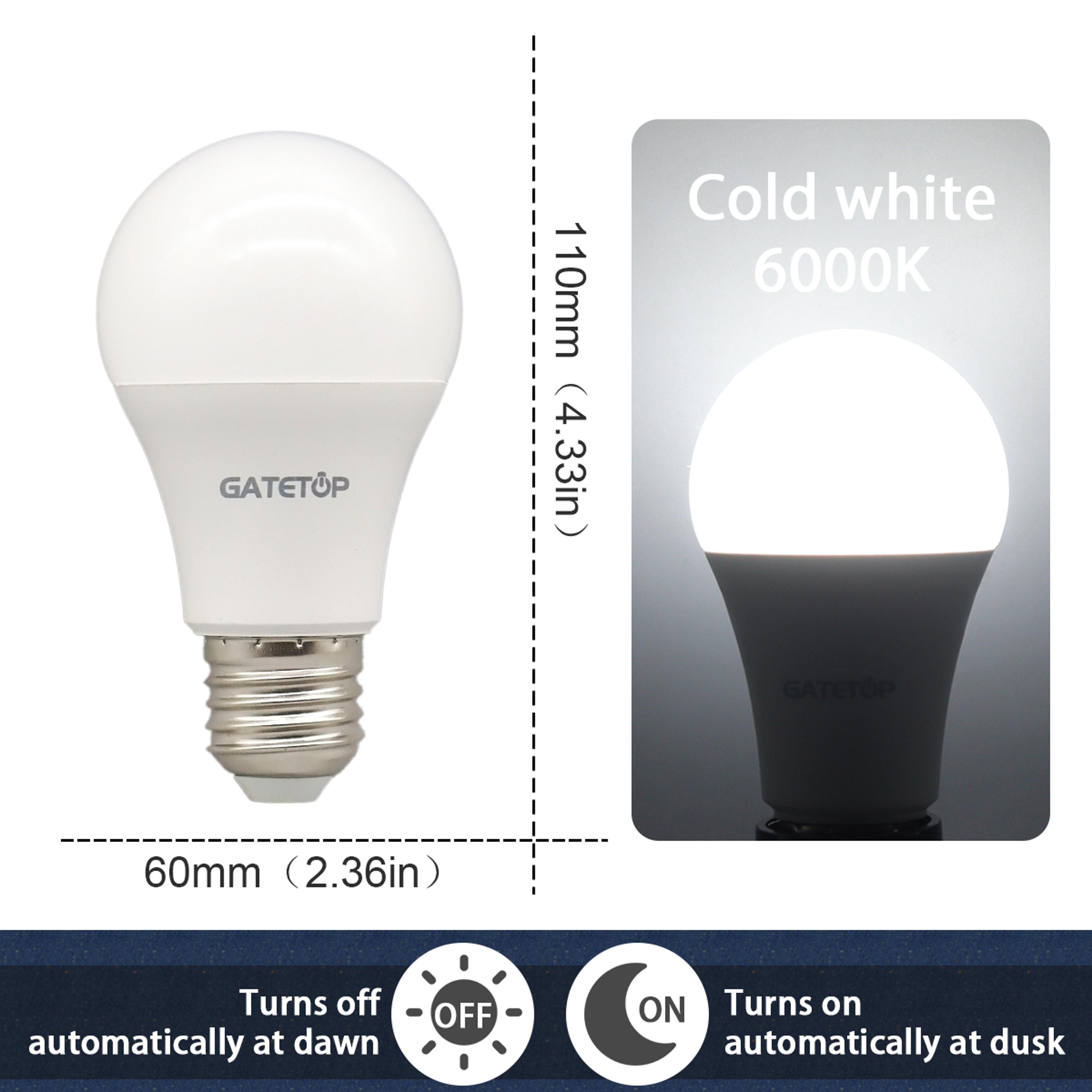 Auto Dusk To Dawn Sensor LED Bulb For Garage And Outdoor Lighting 5