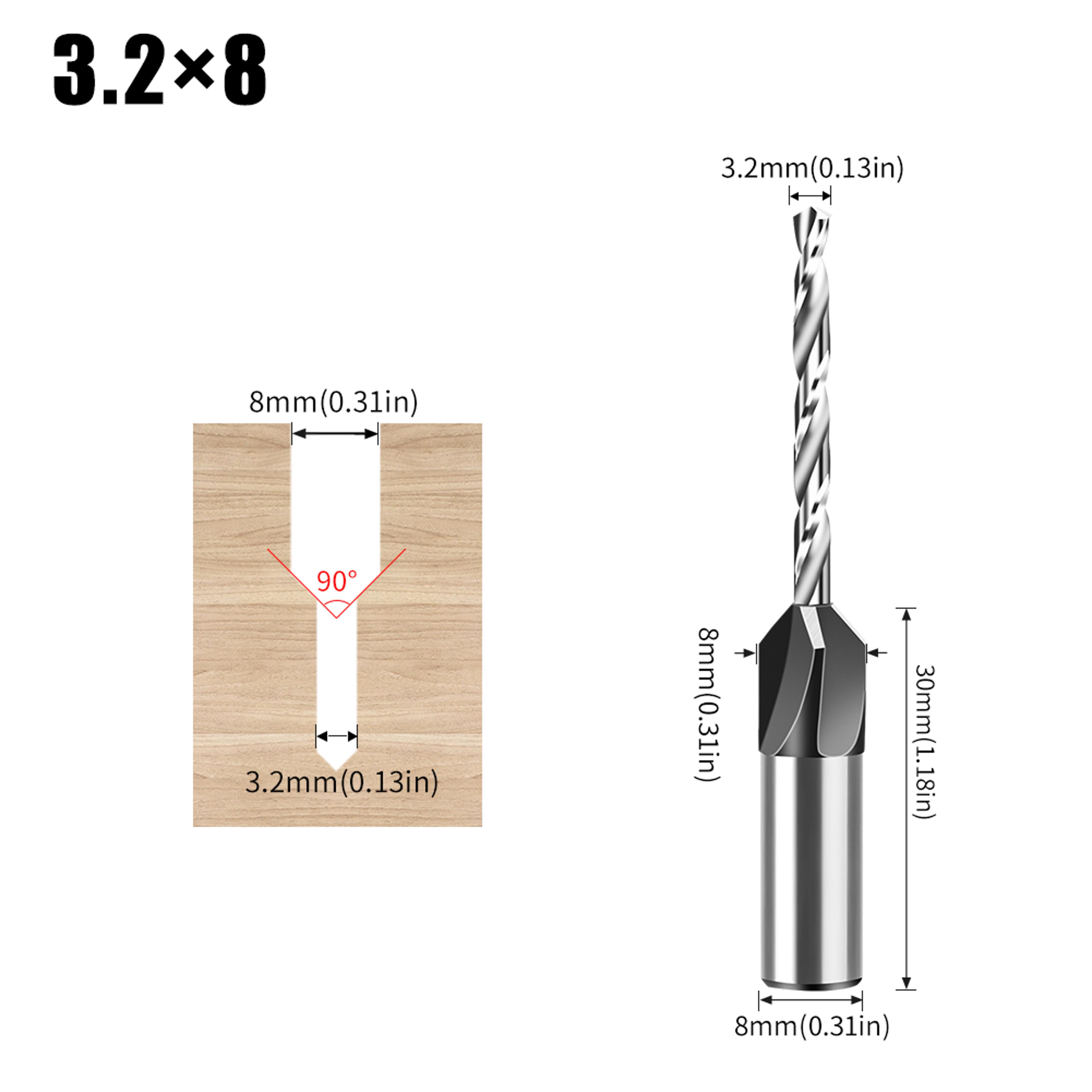 Four Blade Adjustable Depth Countersink Drill Bit For Woodworking 6
