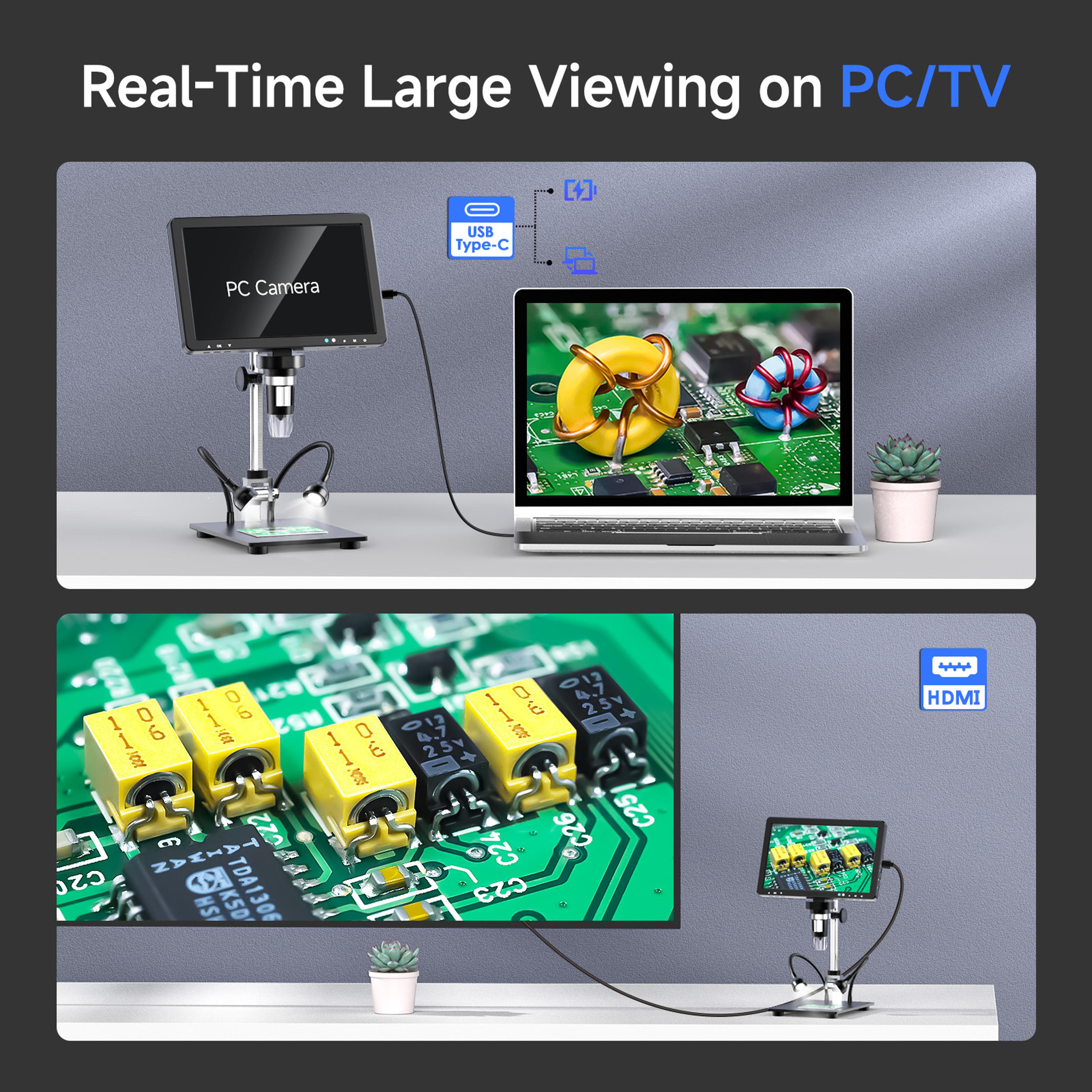 HDMI Digital Microscope Soldering Microscope 4