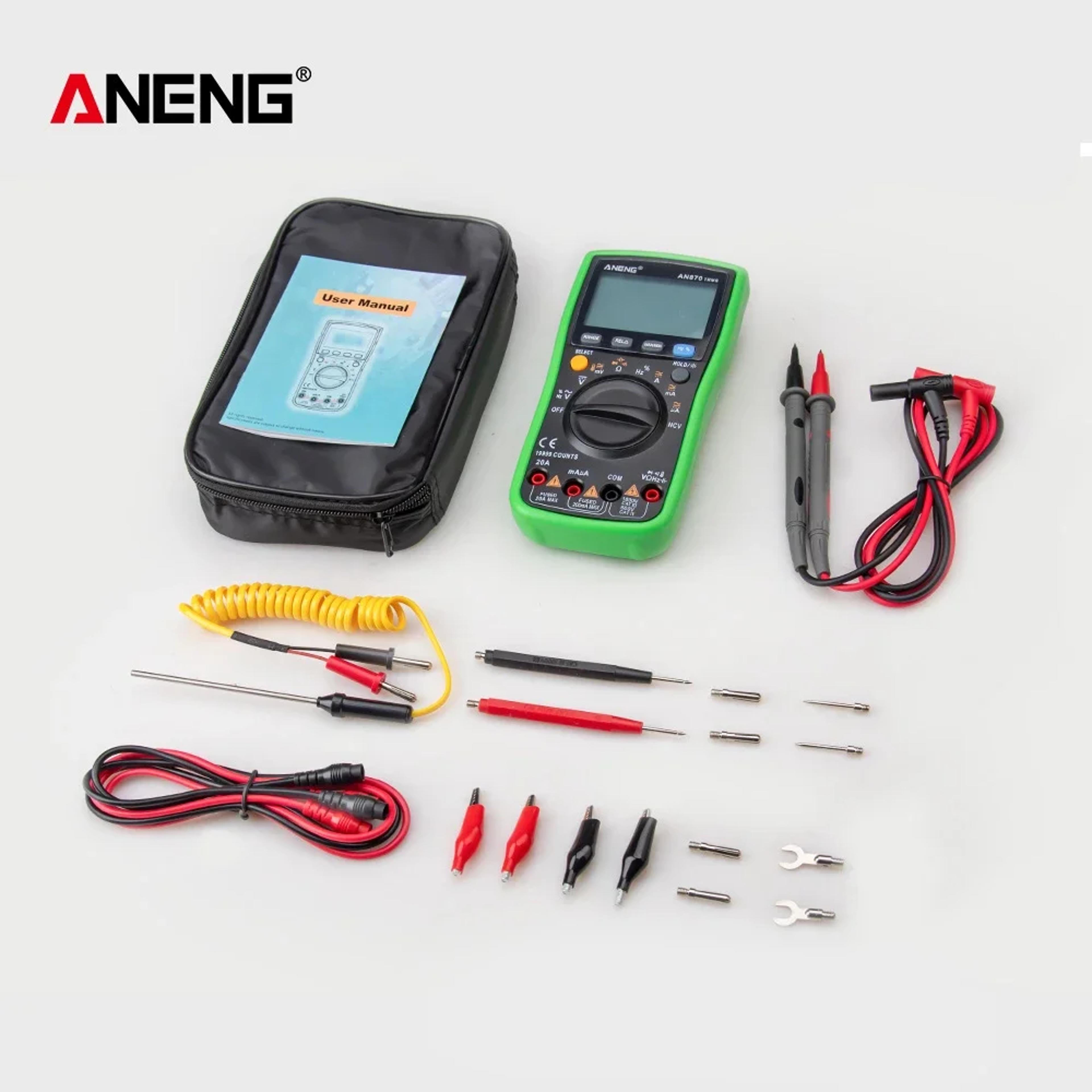 Count Digital Multimeter NCV Voltage Tester Current Capacitance Resistance 3