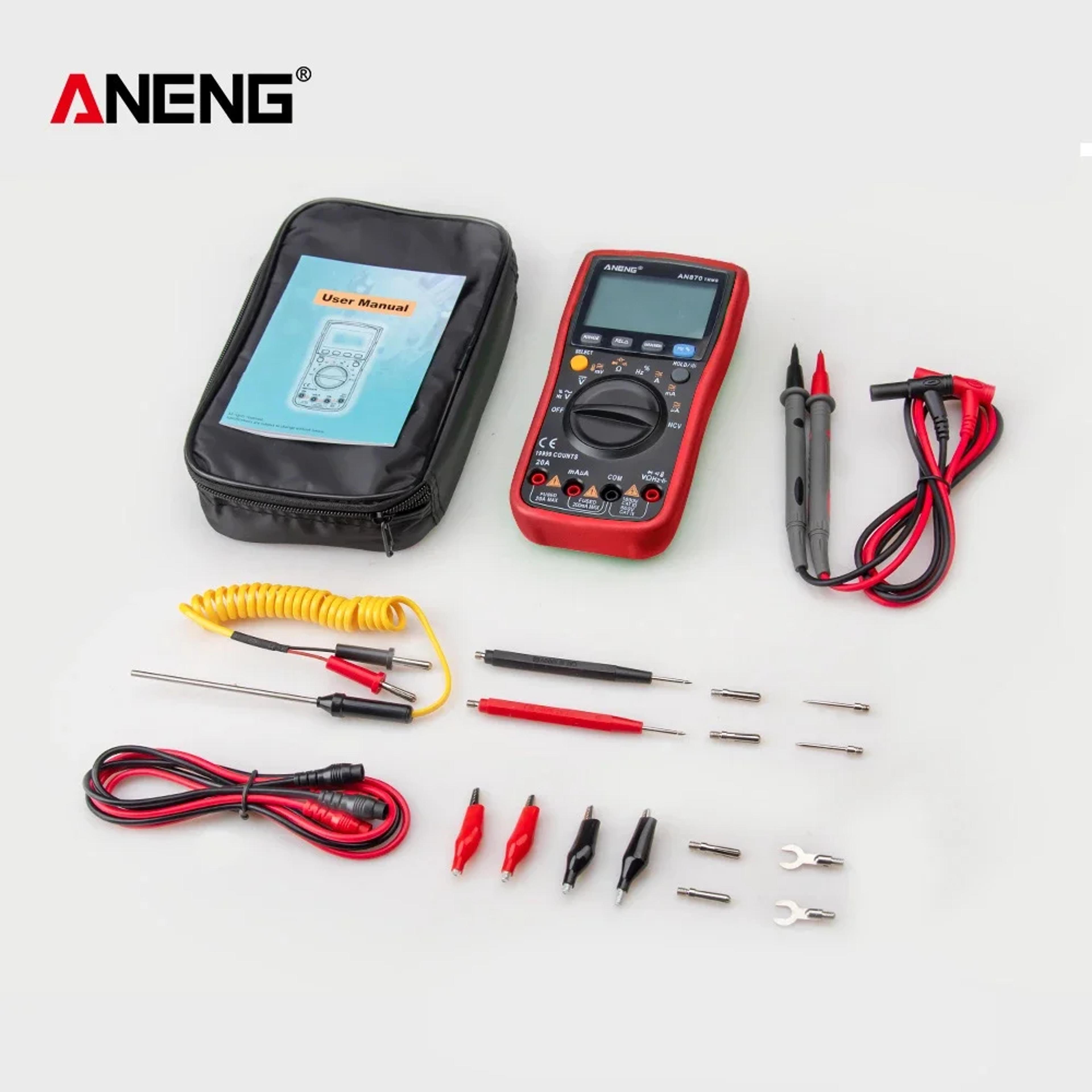 Count Digital Multimeter NCV Voltage Tester Current Capacitance Resistance 4