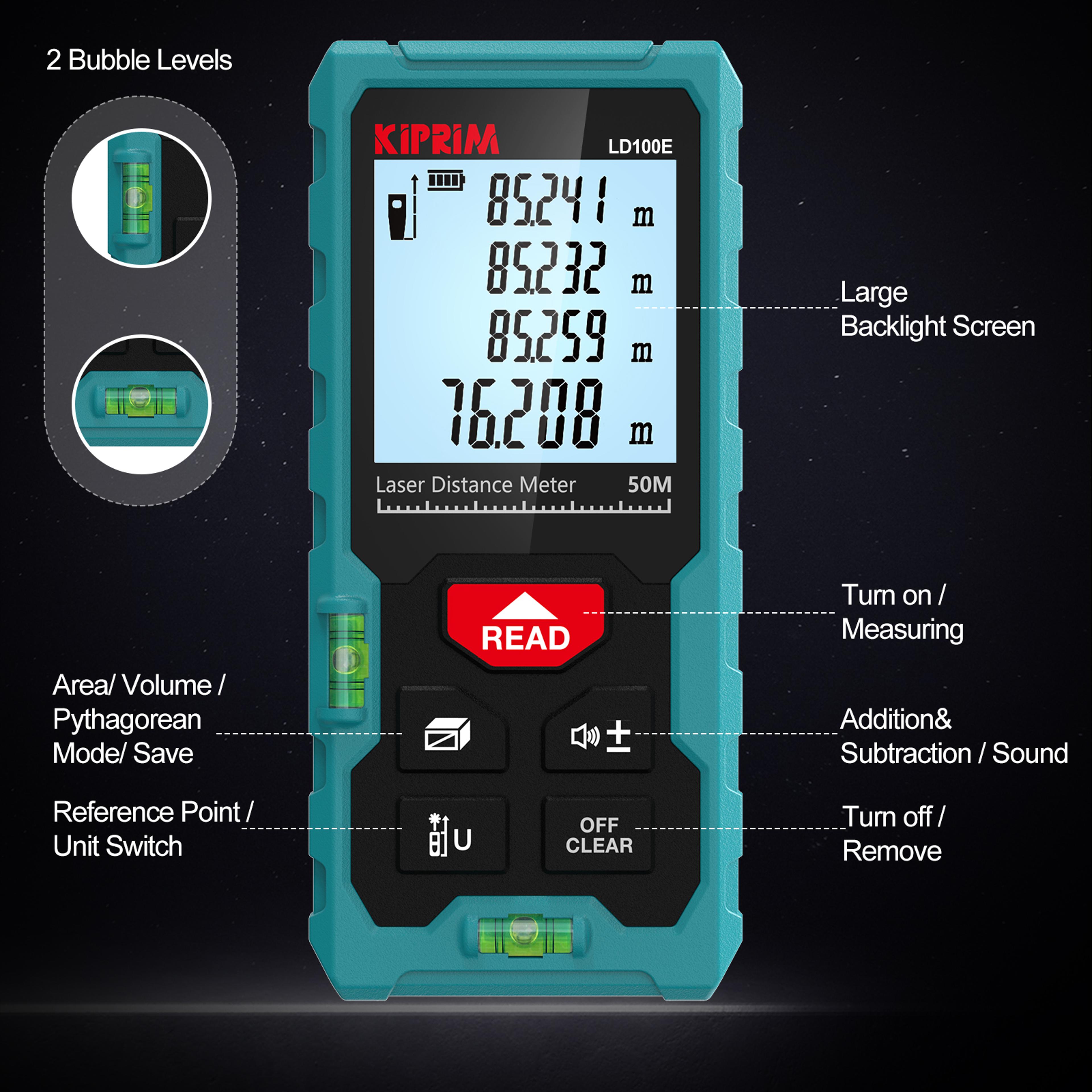 Mini Laser Rangefinder Digital Measuring Tape For Fast Accurate Distance Measurement 8