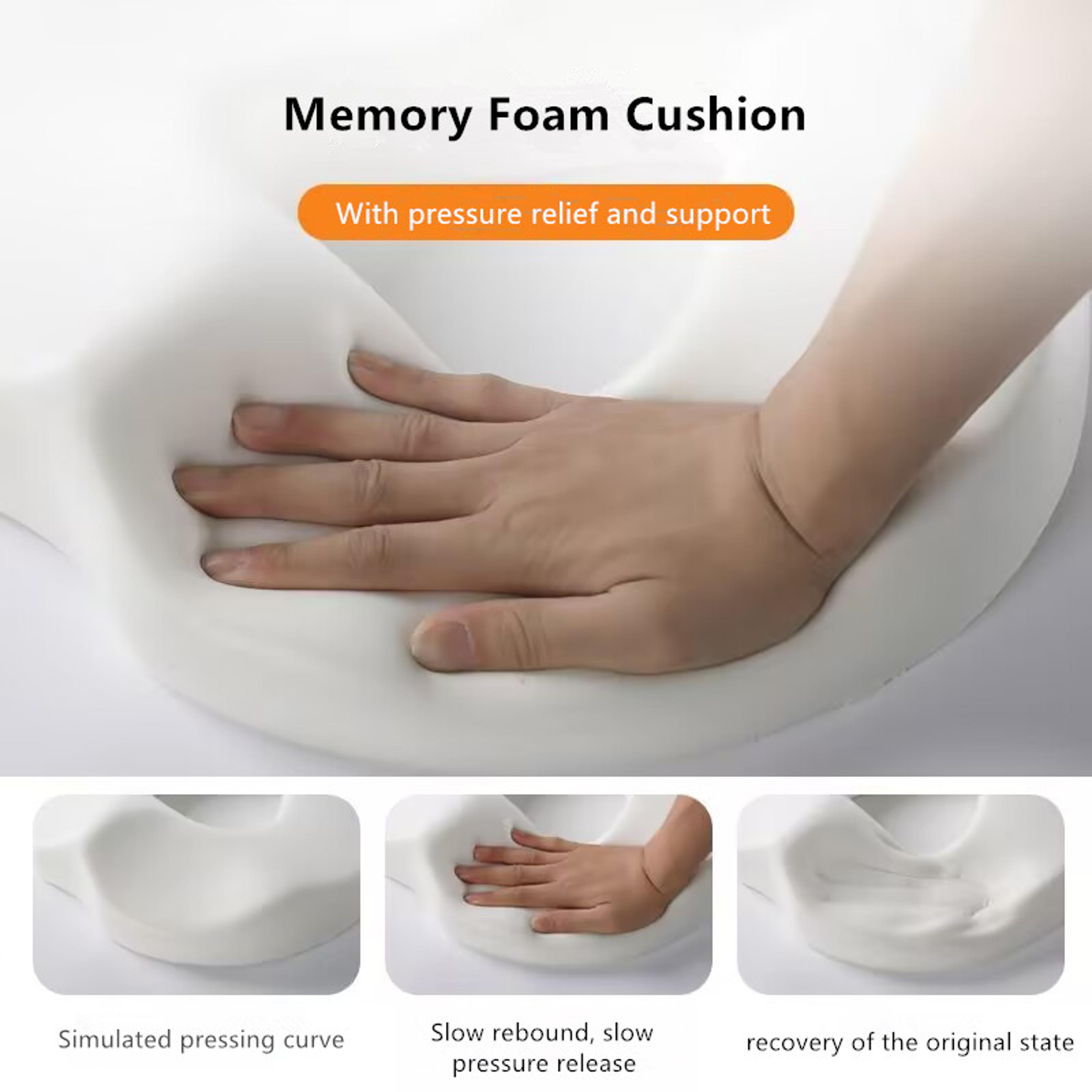 Memory Foam Coccyx Seat Cushion For Office Chair Sciatica Tailbone Support 5