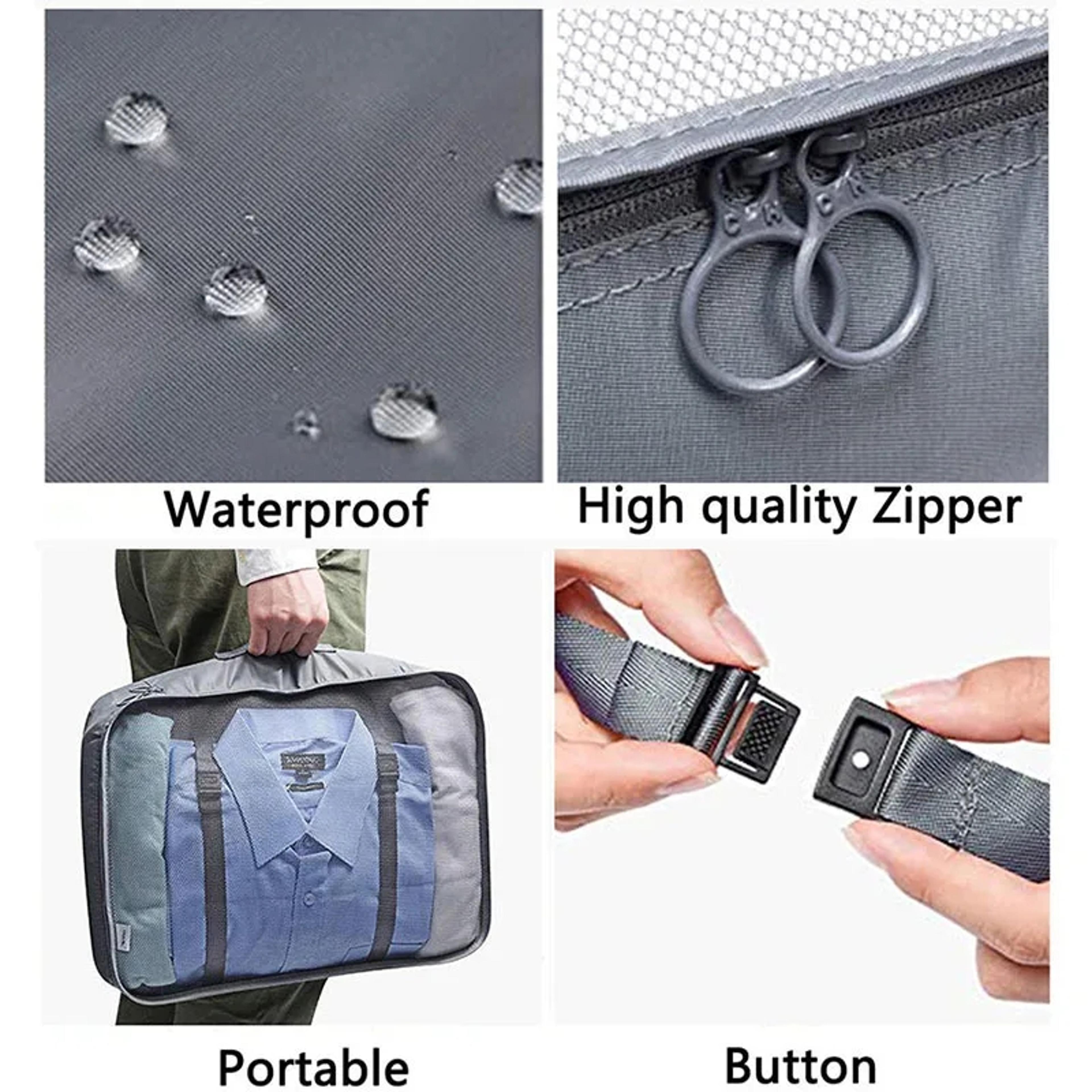 Packing Cubes Travel Organizer Set For Suitcase Storage 16