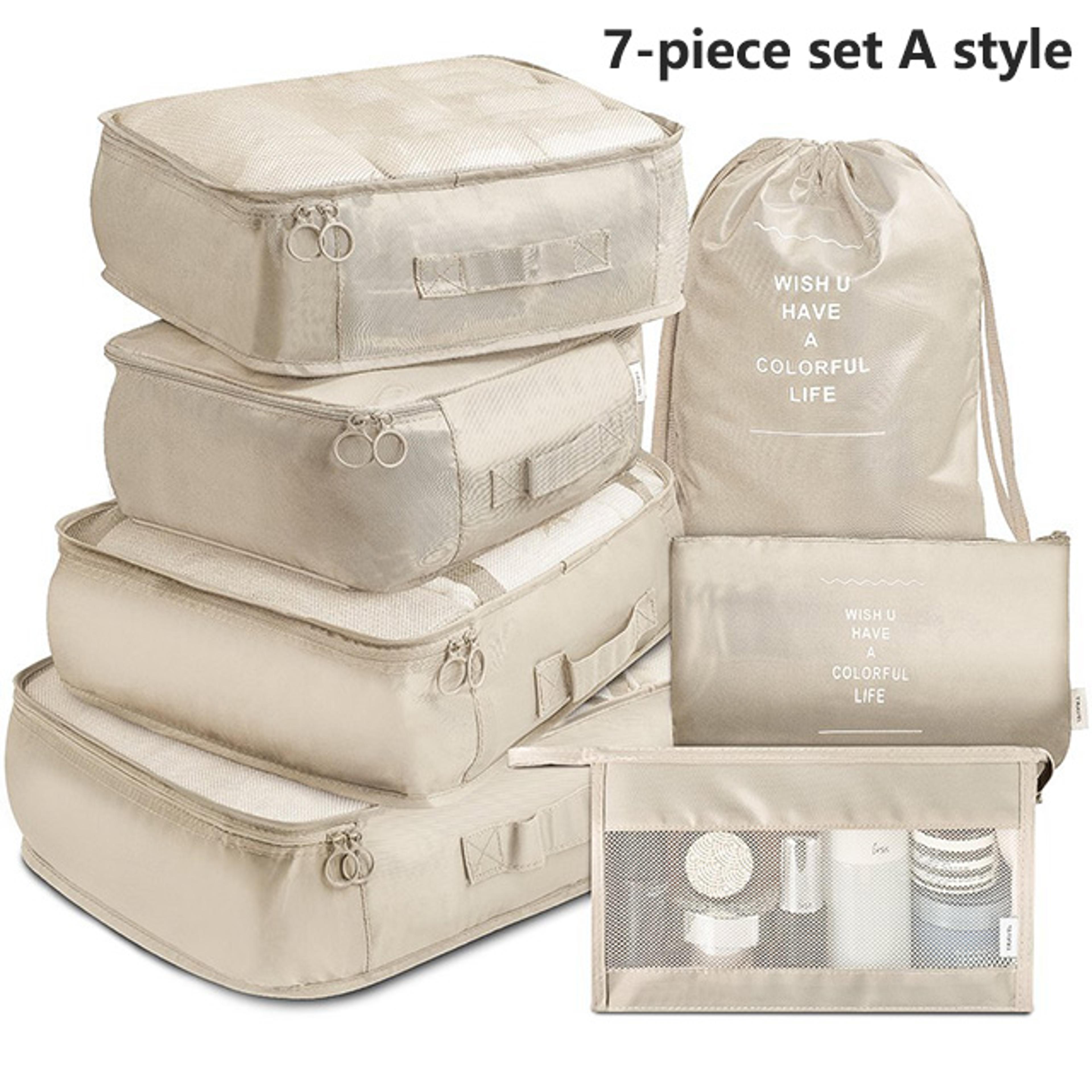 Packing Cubes Travel Organizer Set For Suitcase Storage 12