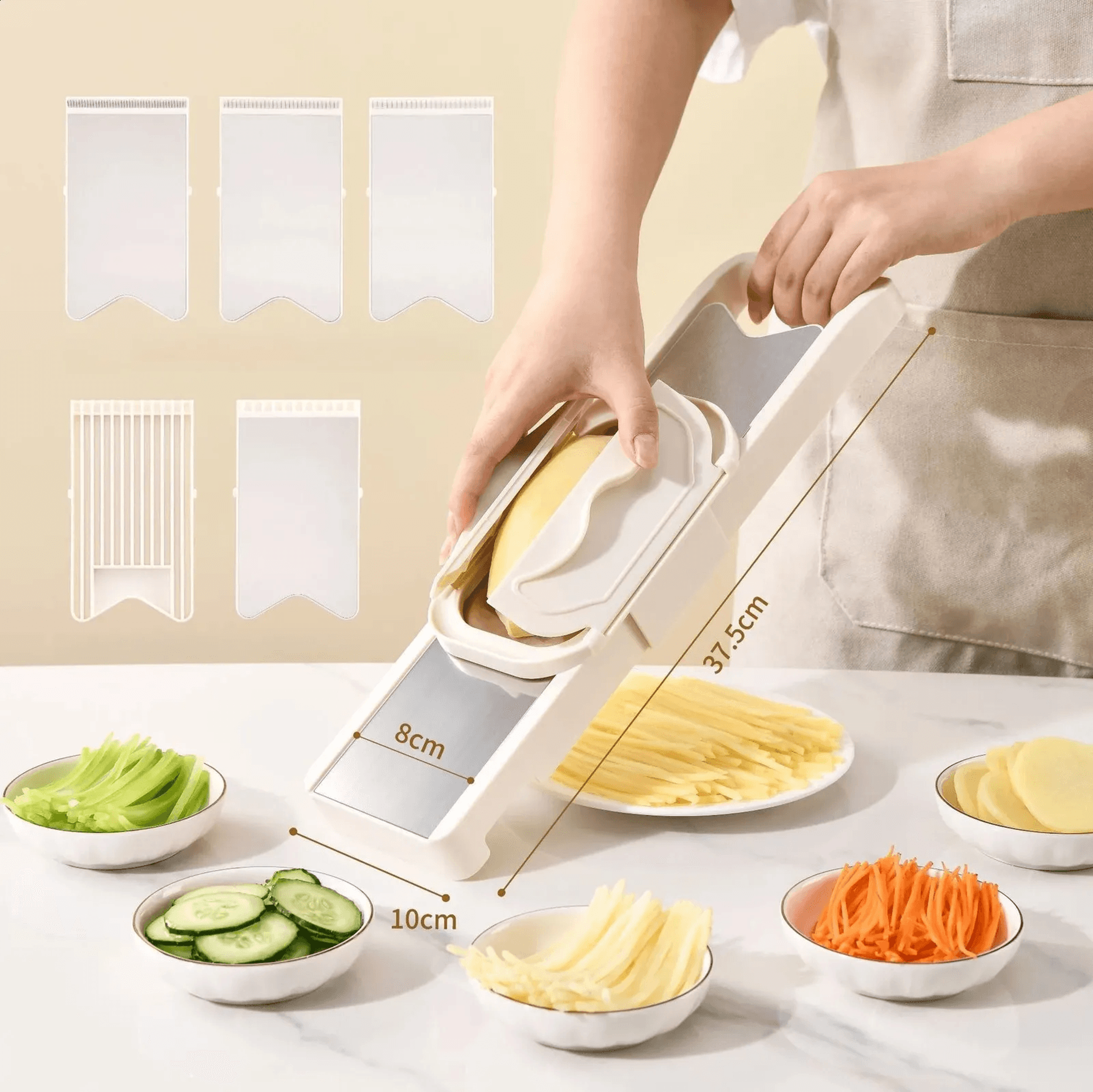 Multi Functional Vegetable Slicer Grater For Fast Prep 2