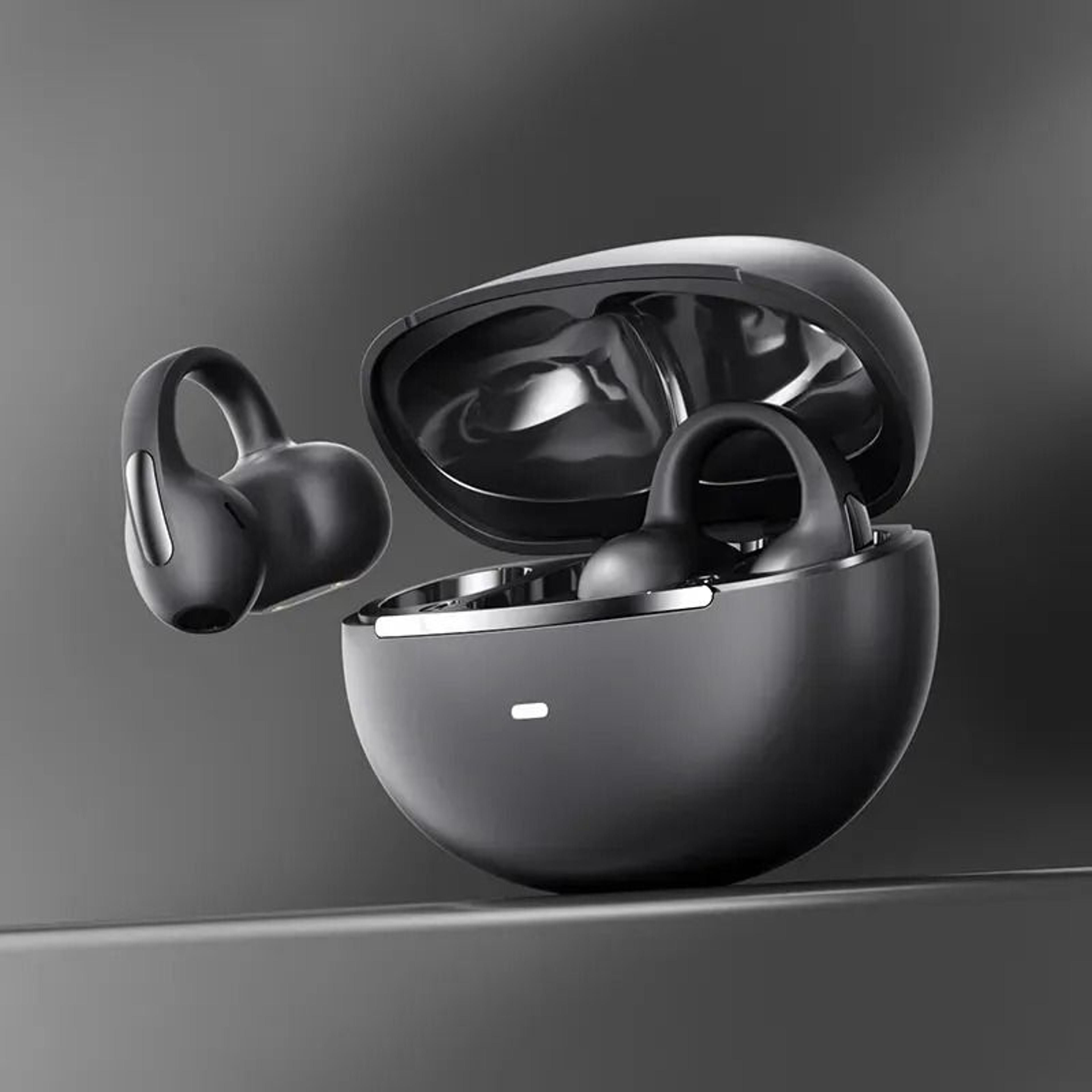Open Ear Wireless Sport Earbuds With Earhooks Deep Bass And Noise Cancelling Mic 0