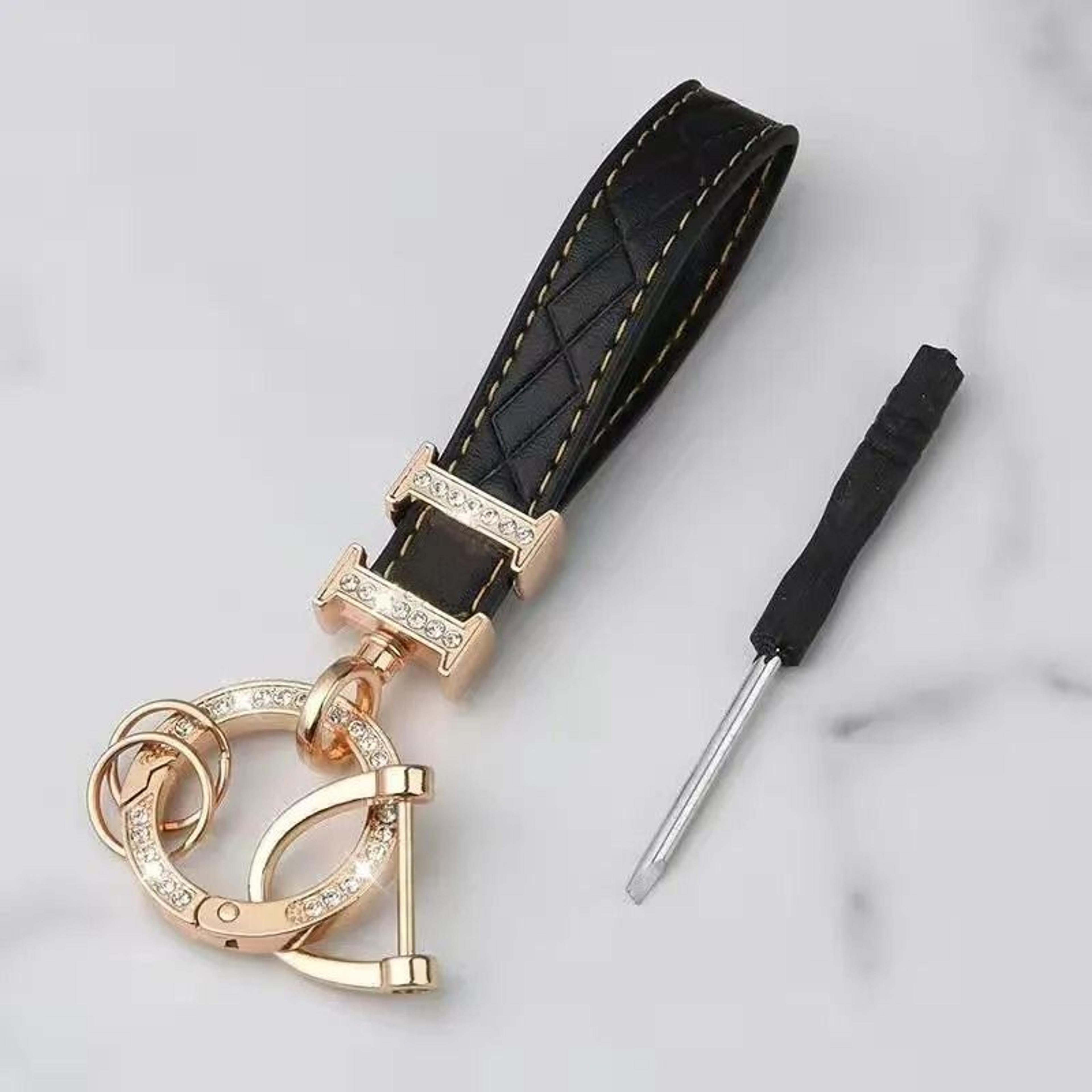 Diamond Encrusted Rhinestone Keychain Car Key Ring 0
