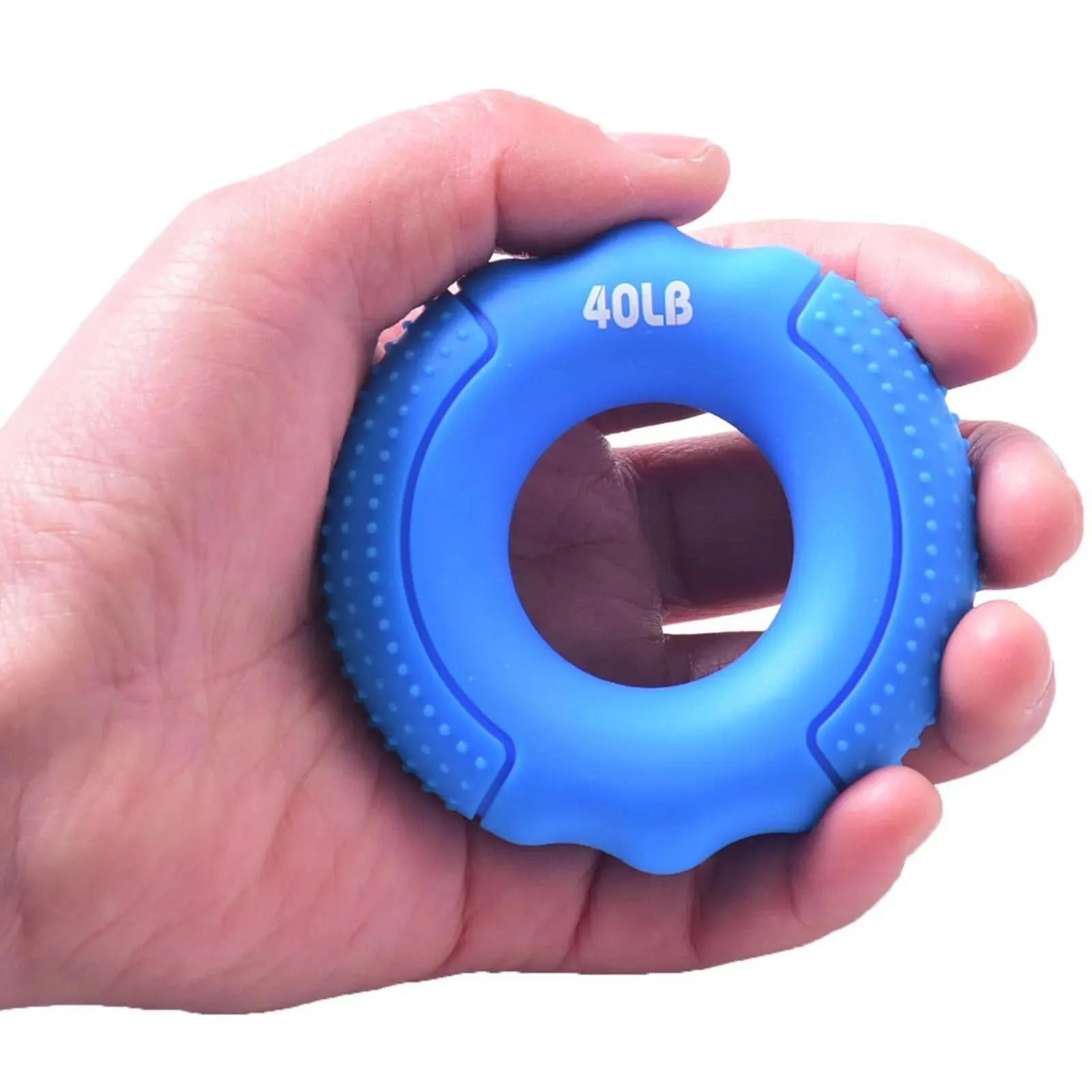 Silicone Grip Ring Finger Exerciser For Hand Wrist Forearm Training 0