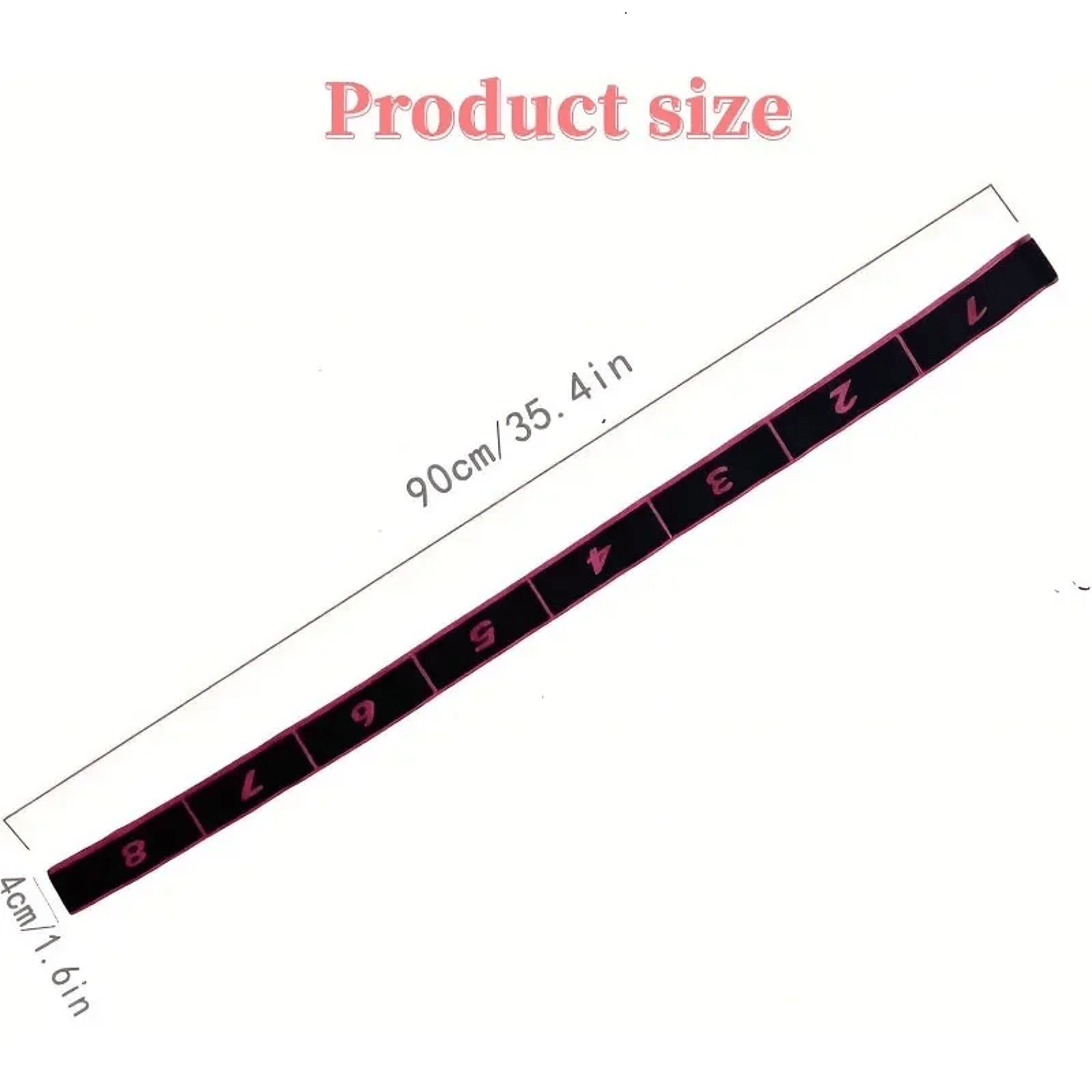 Section Yoga Stretch Band Flexibility Strap For Dance And Fitness 7