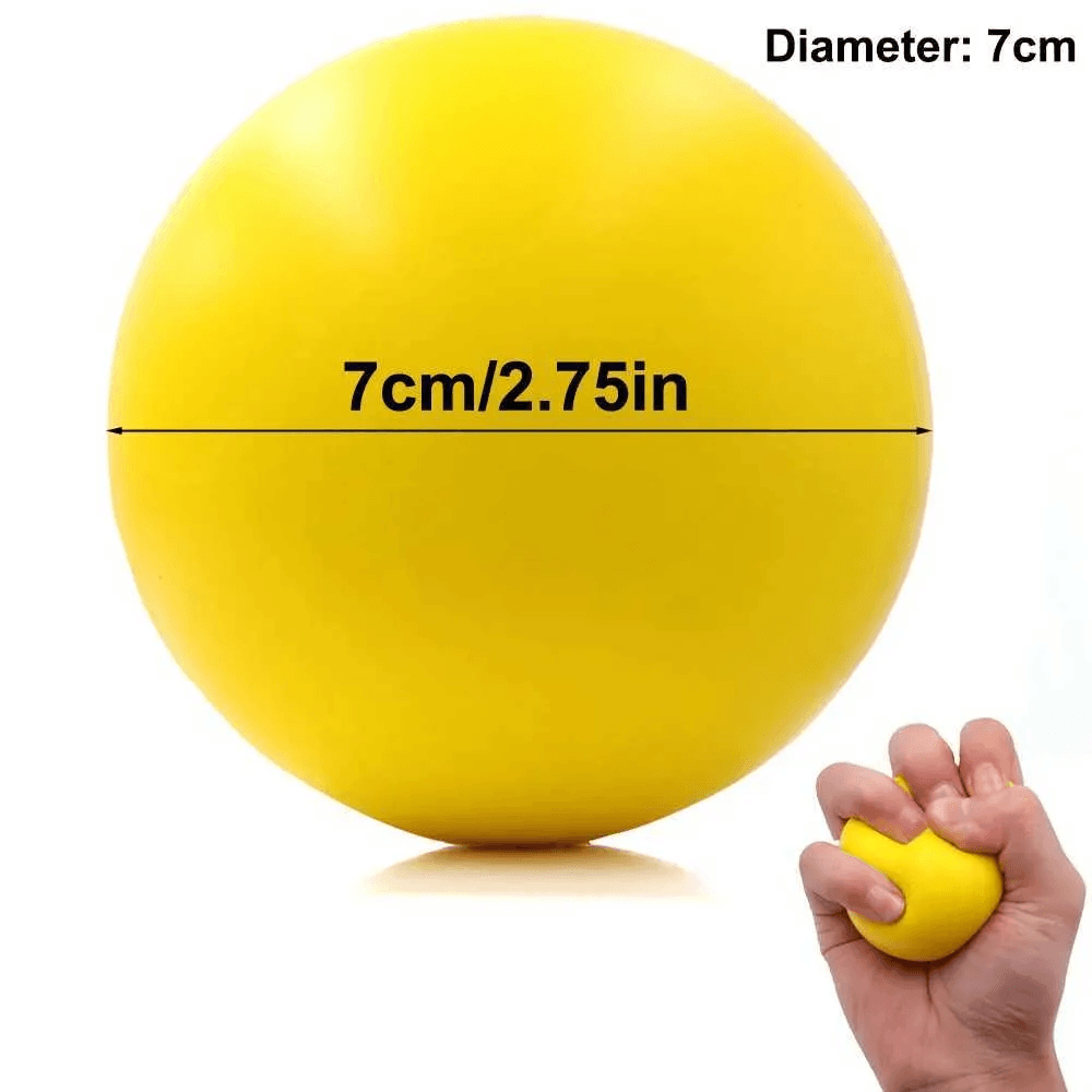 Firm Foam Hand Exercise Ball Set For Grip Strength Stress Relief And Hand Therapy 3