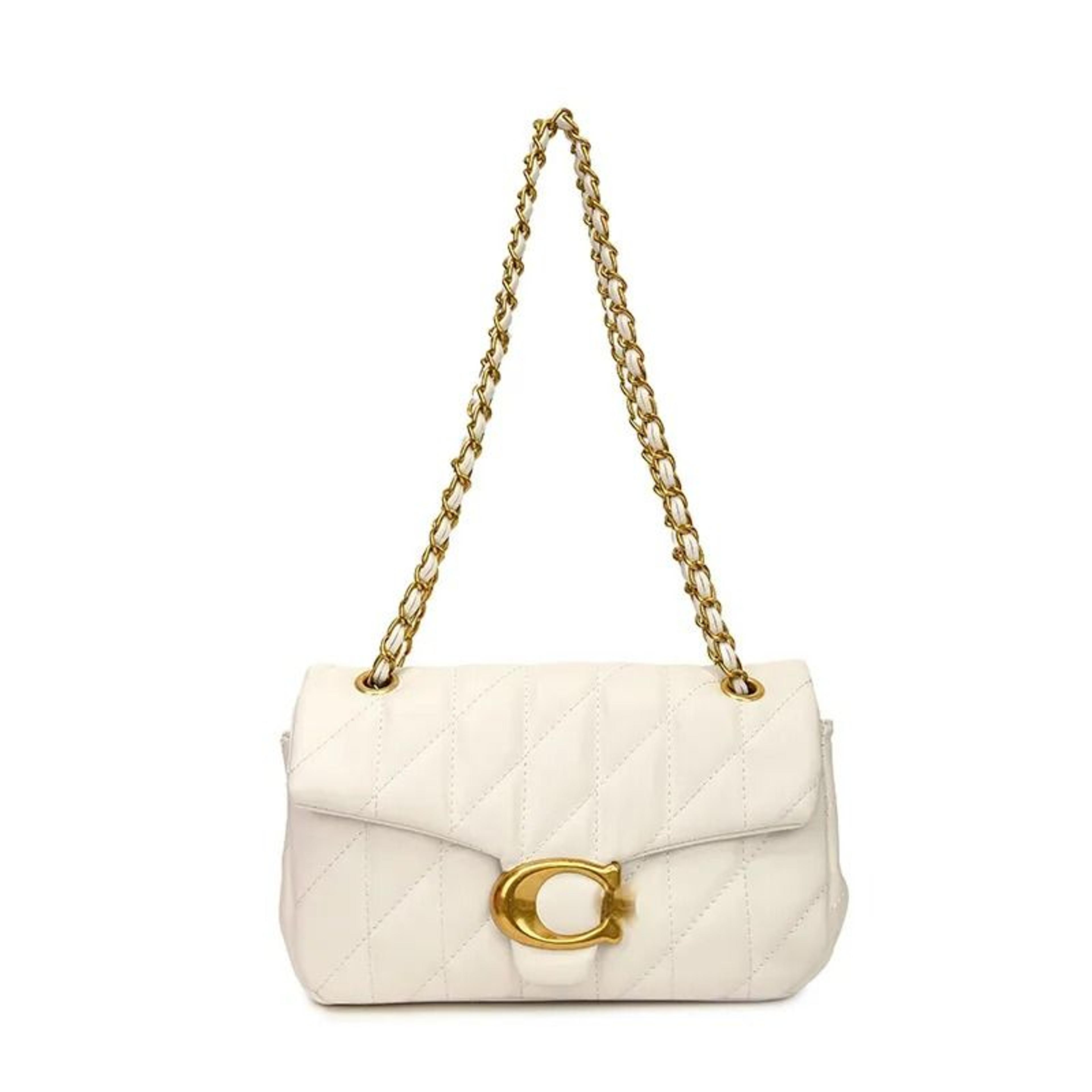 Tabby Chic Small Square Leather Shoulder Crossbody Bag For Women 3