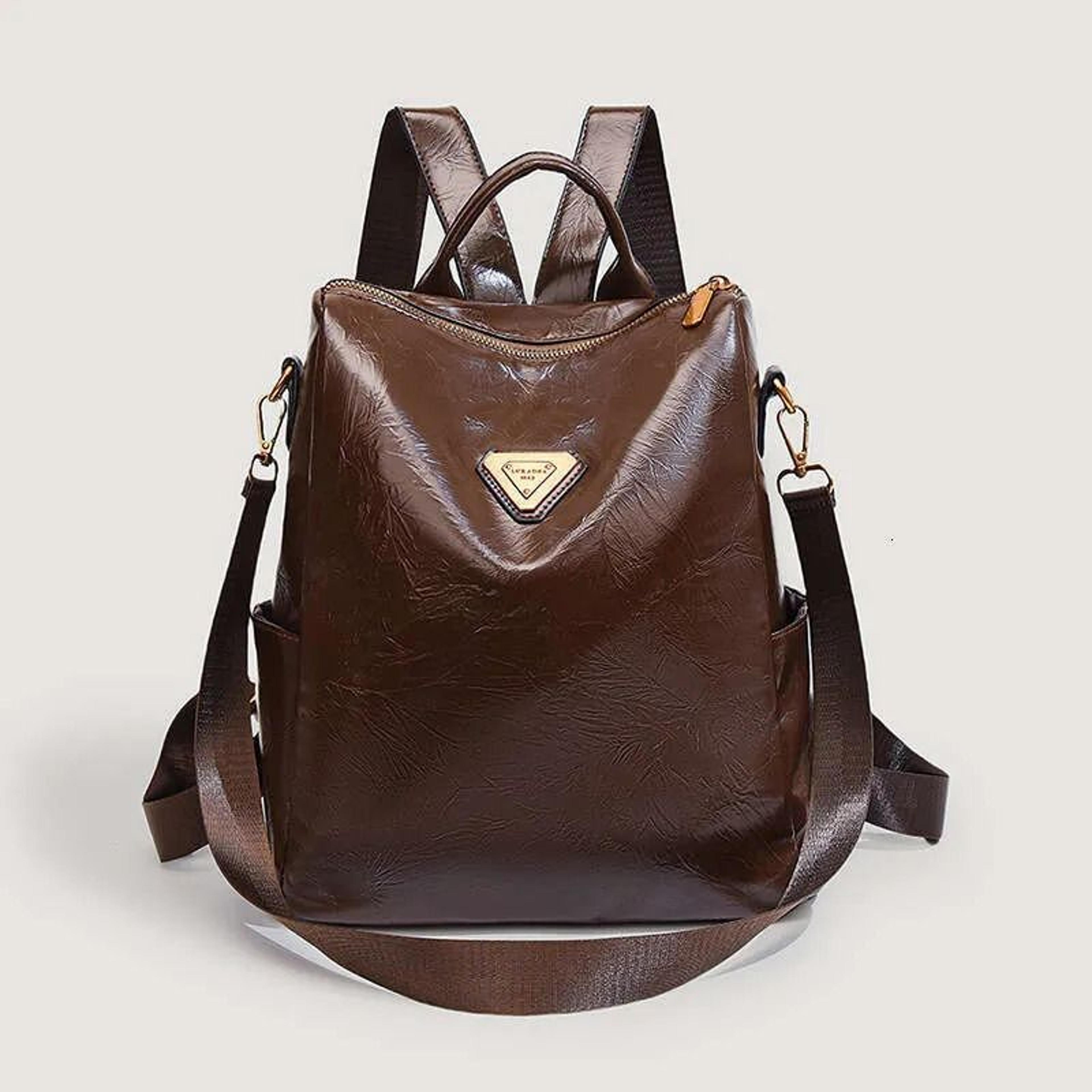 Commuter Backpack Shoulder Bag Retro School Bag For Students 1