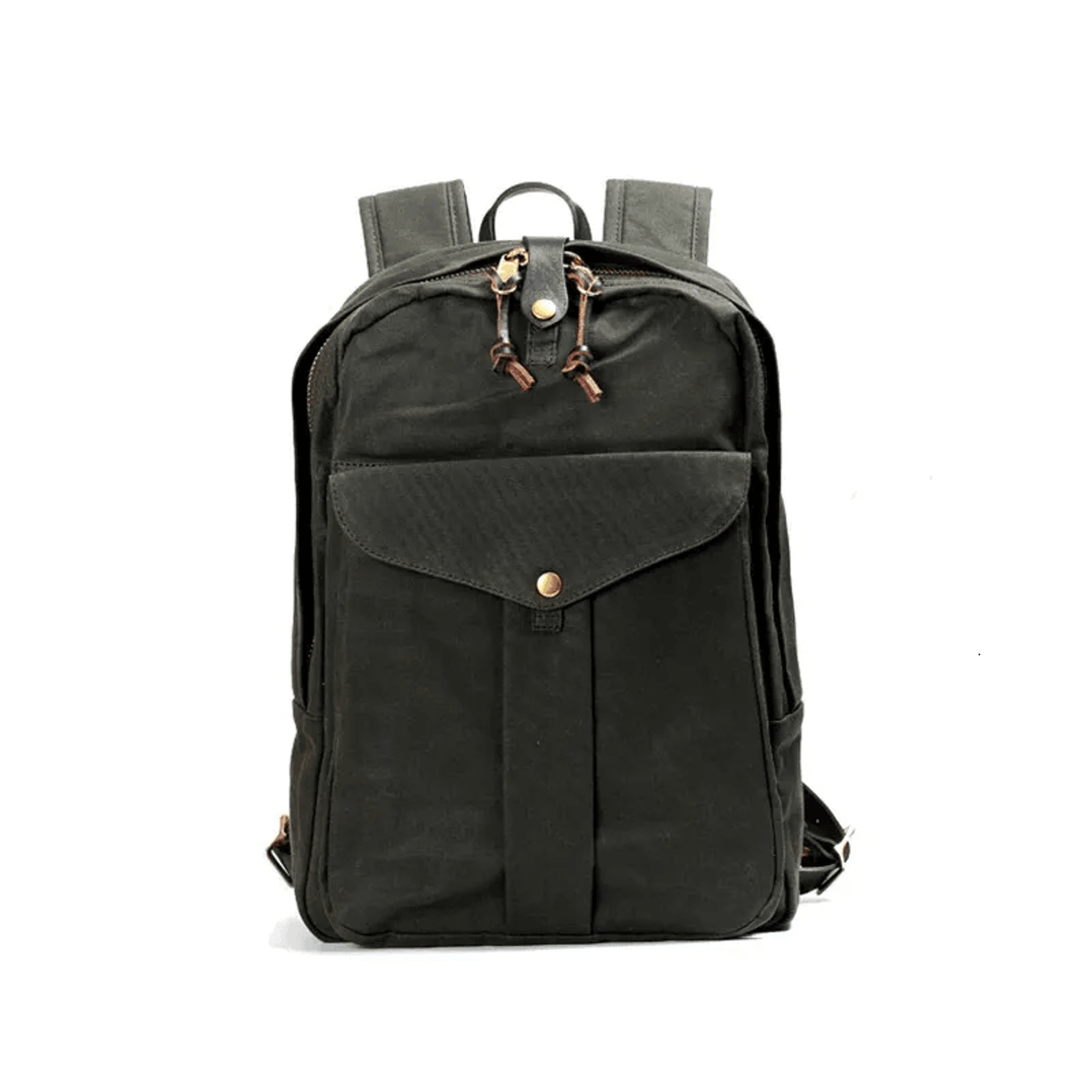 Laptop Backpack Wax Canvas Travel Bag 2