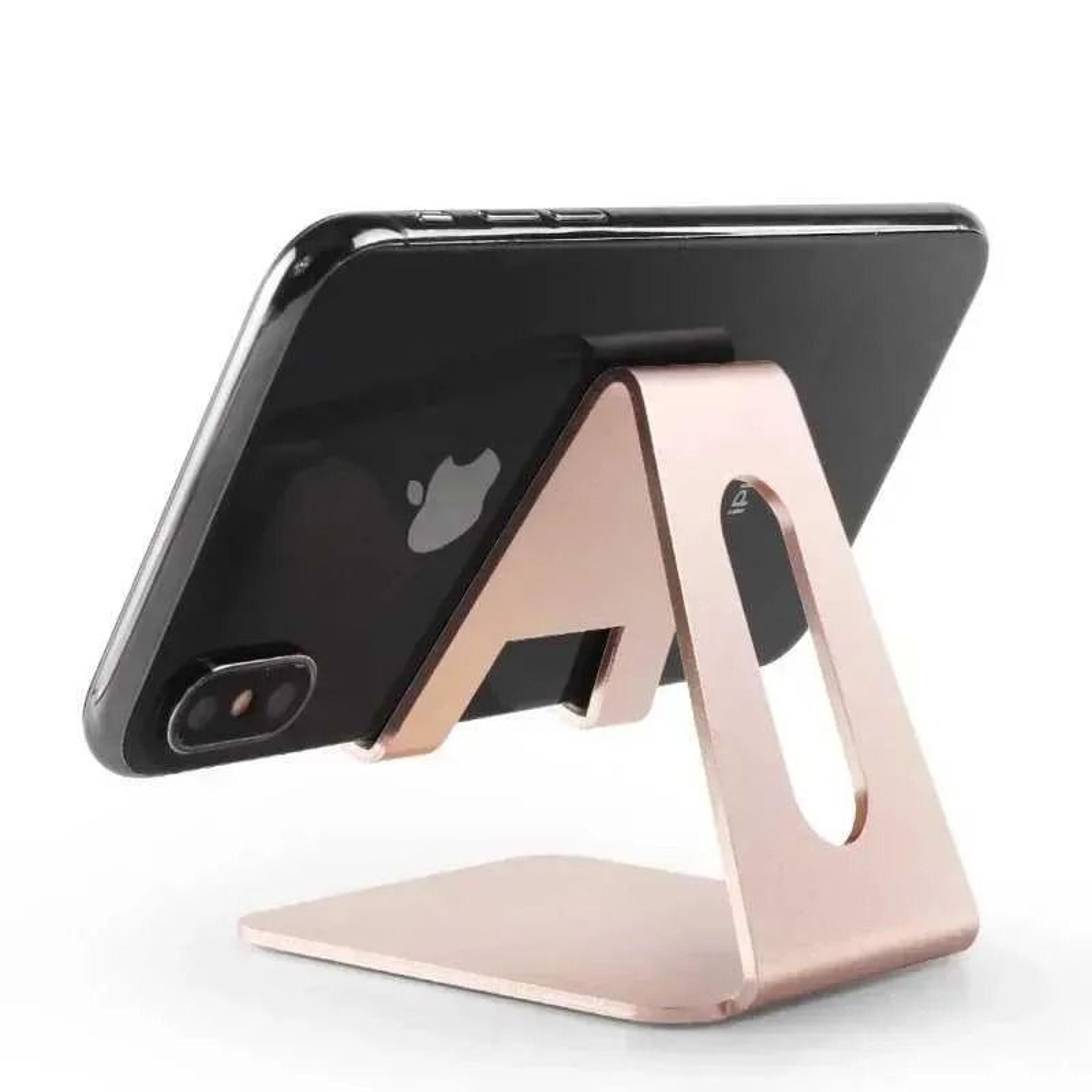 Metal Desk Phone Holder Stand For IPhone Samsung Huawei Xiaomi 2