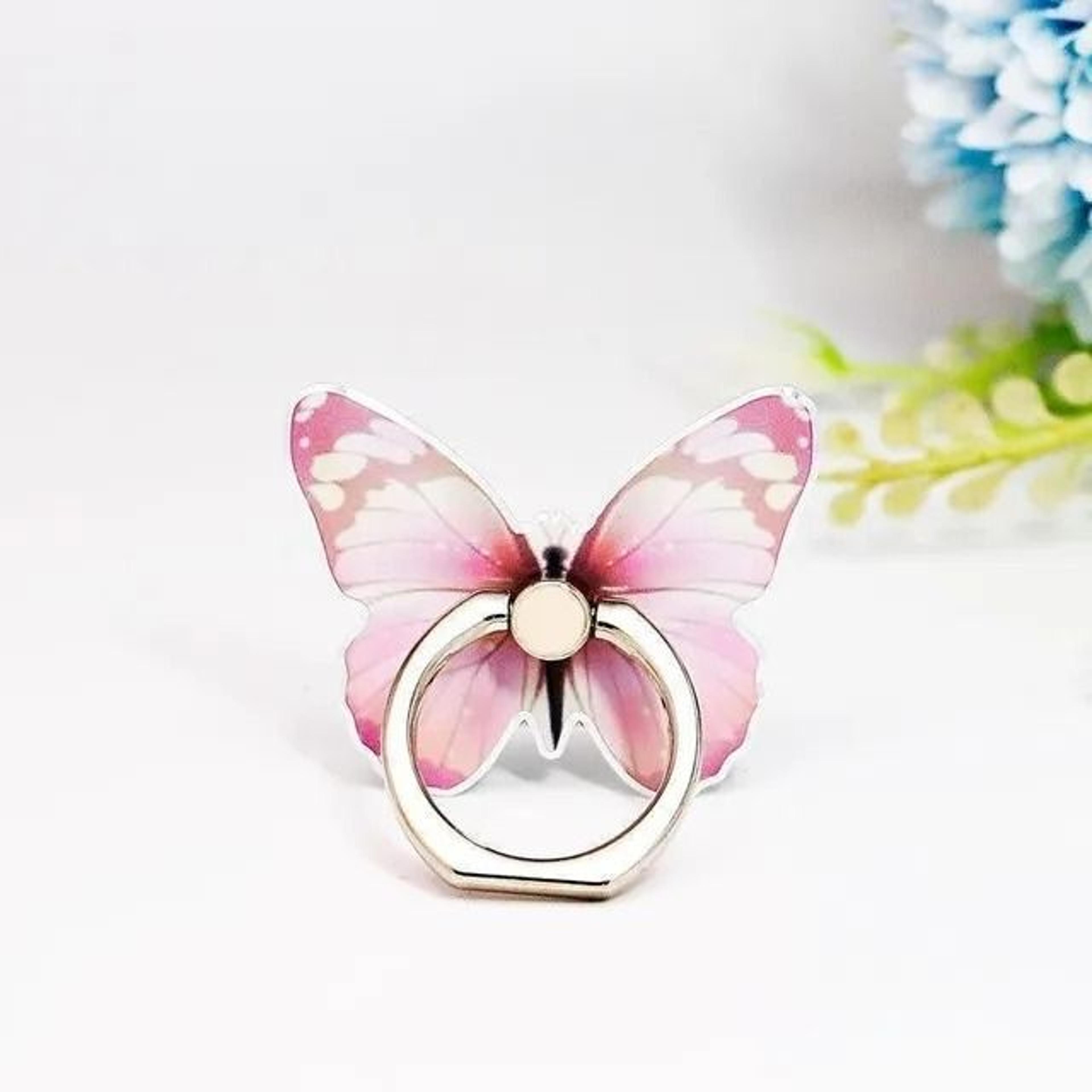 Butterfly Phone Ring Holder Universal Mobile Grip Stand 1