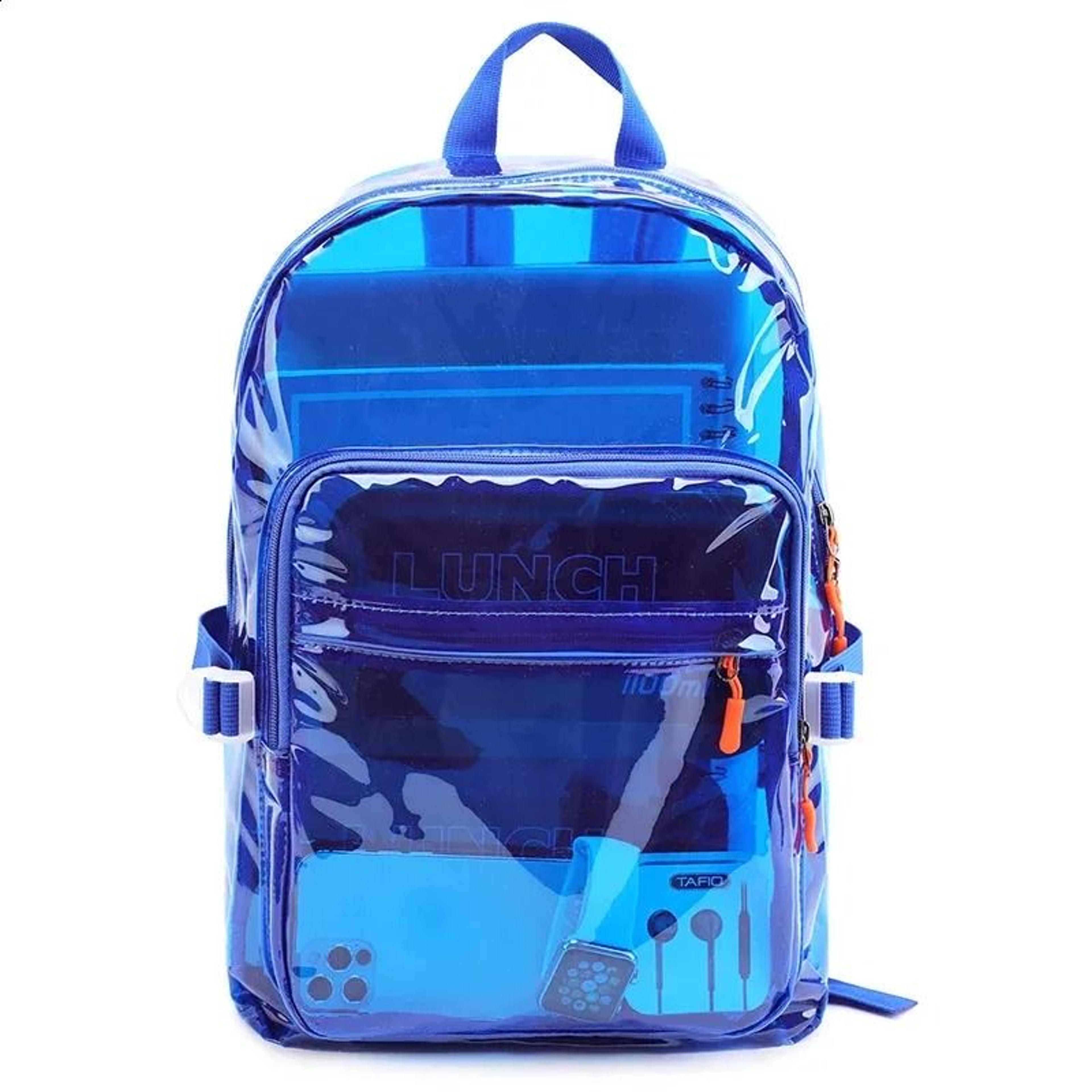 Transparent PVC Backpack Lightweight Waterproof Clear School Bookbag 2