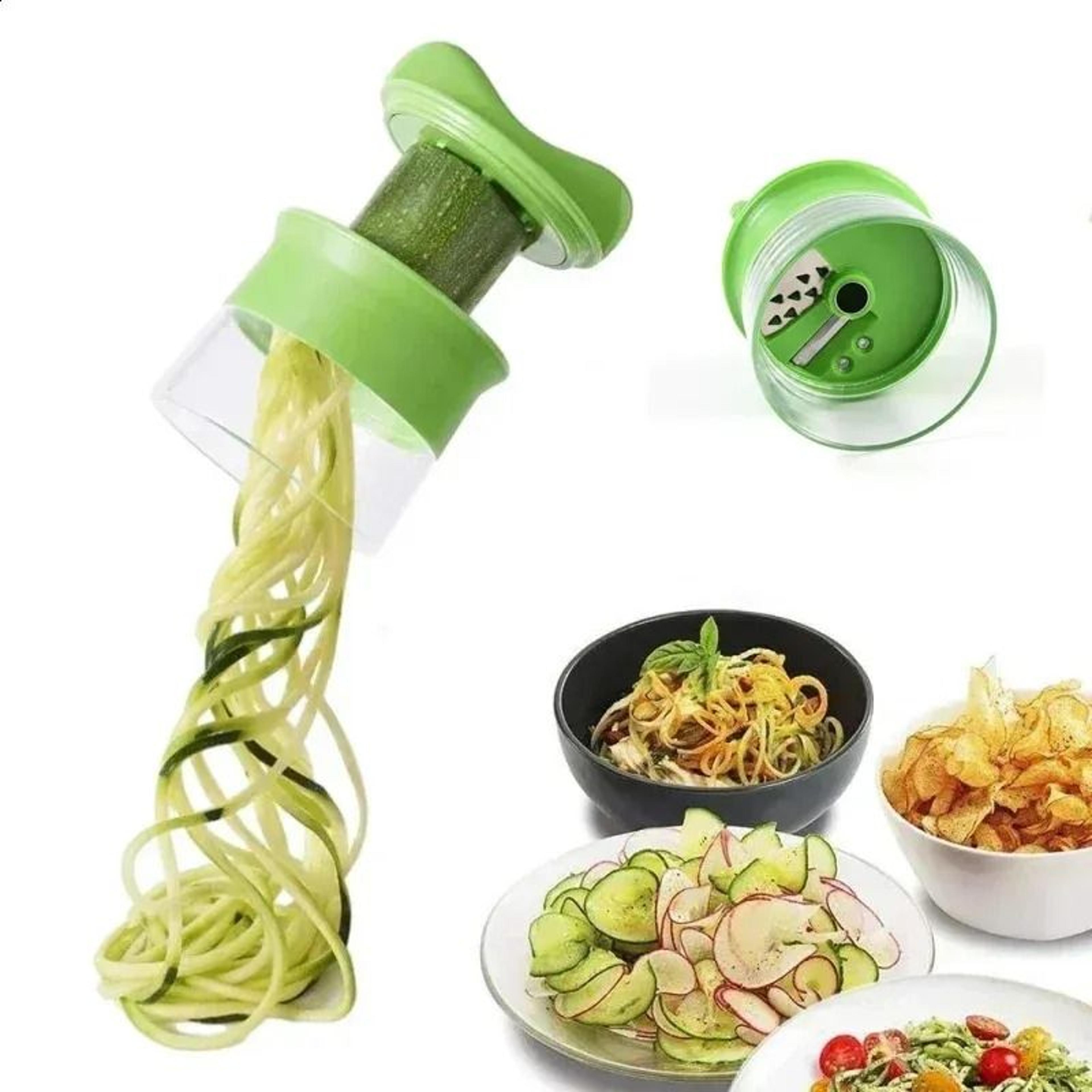 Handheld Adjustable Spiralizer Vegetable Fruit Slicer With Ceramic Blade 0