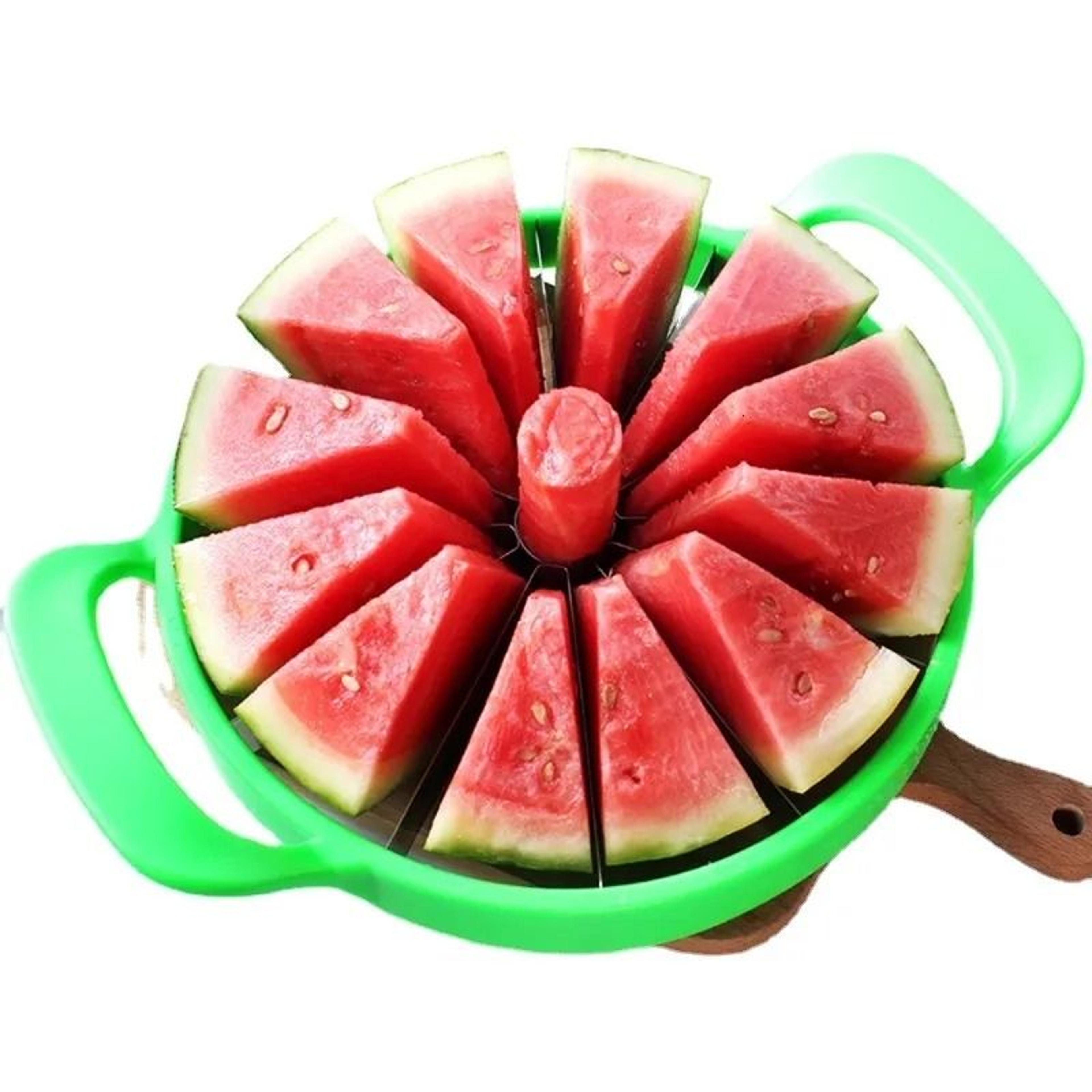 Watermelon Slicer Stainless Steel Fruit Cutter Melon Divider Kitchen Gadget 3