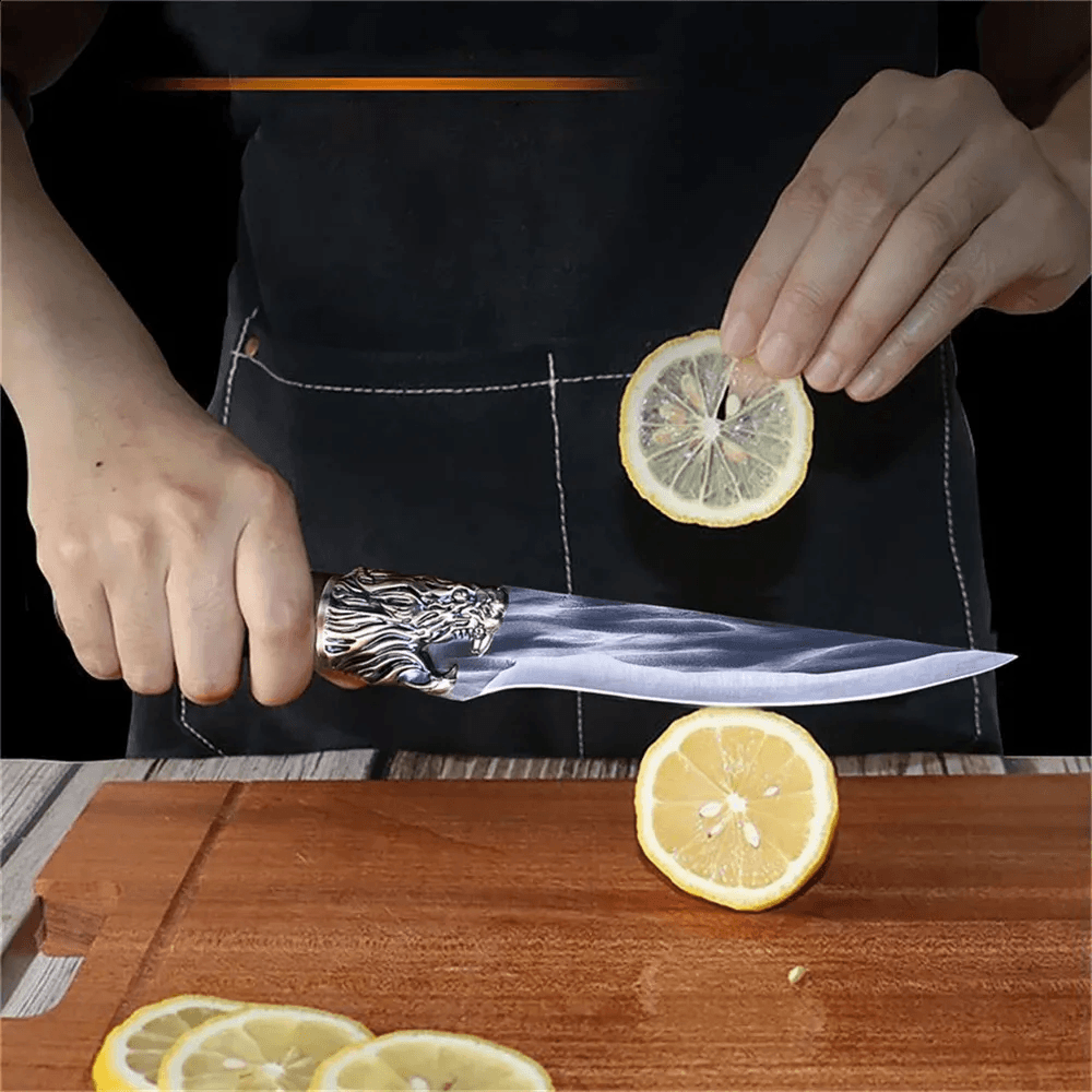 Forged Stainless Steel Boning Knife Kitchen Cleaver 1