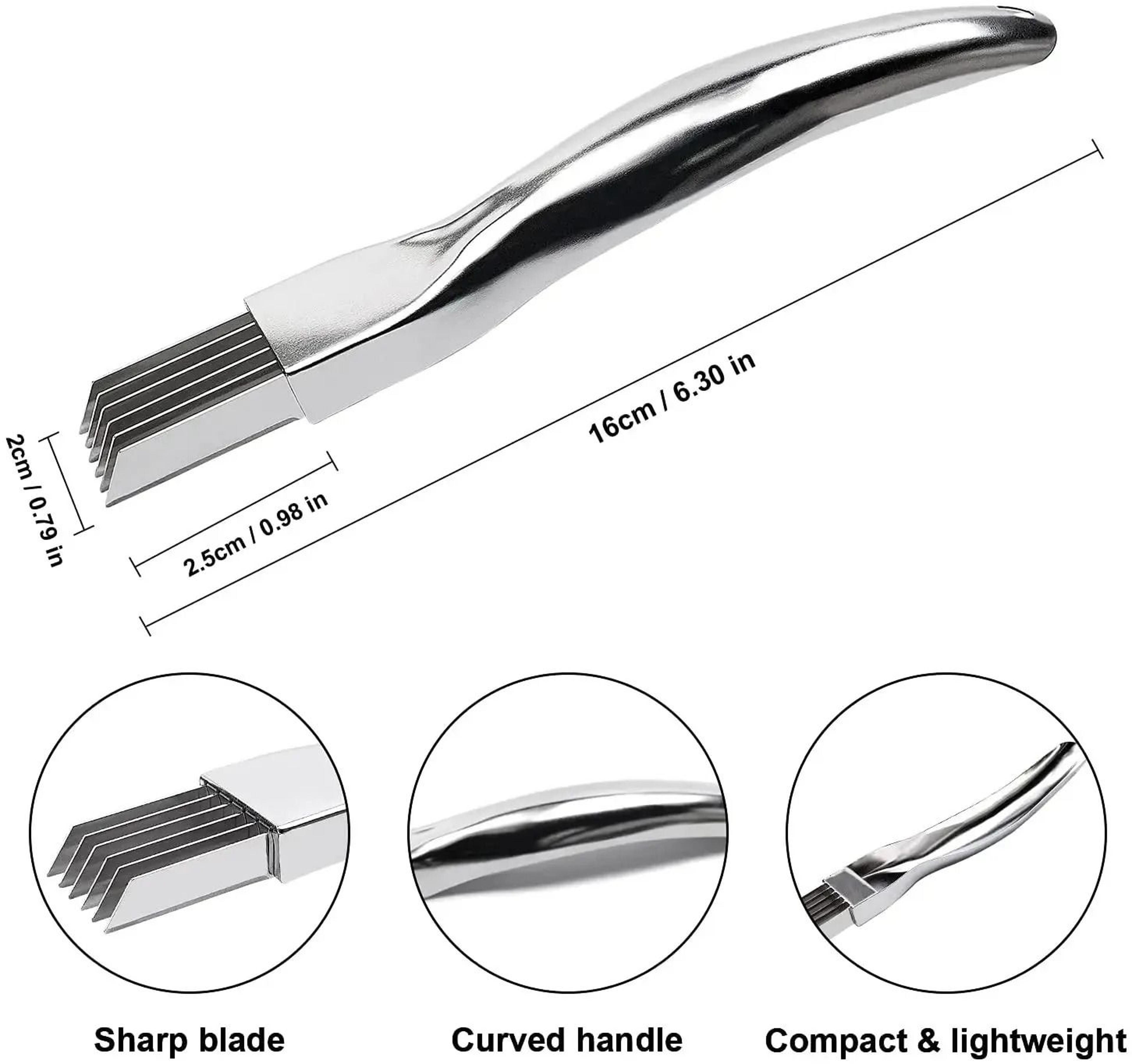 Stainless Steel Green Onion Slicer Garlic Cutter For Fast Kitchen Prep 1