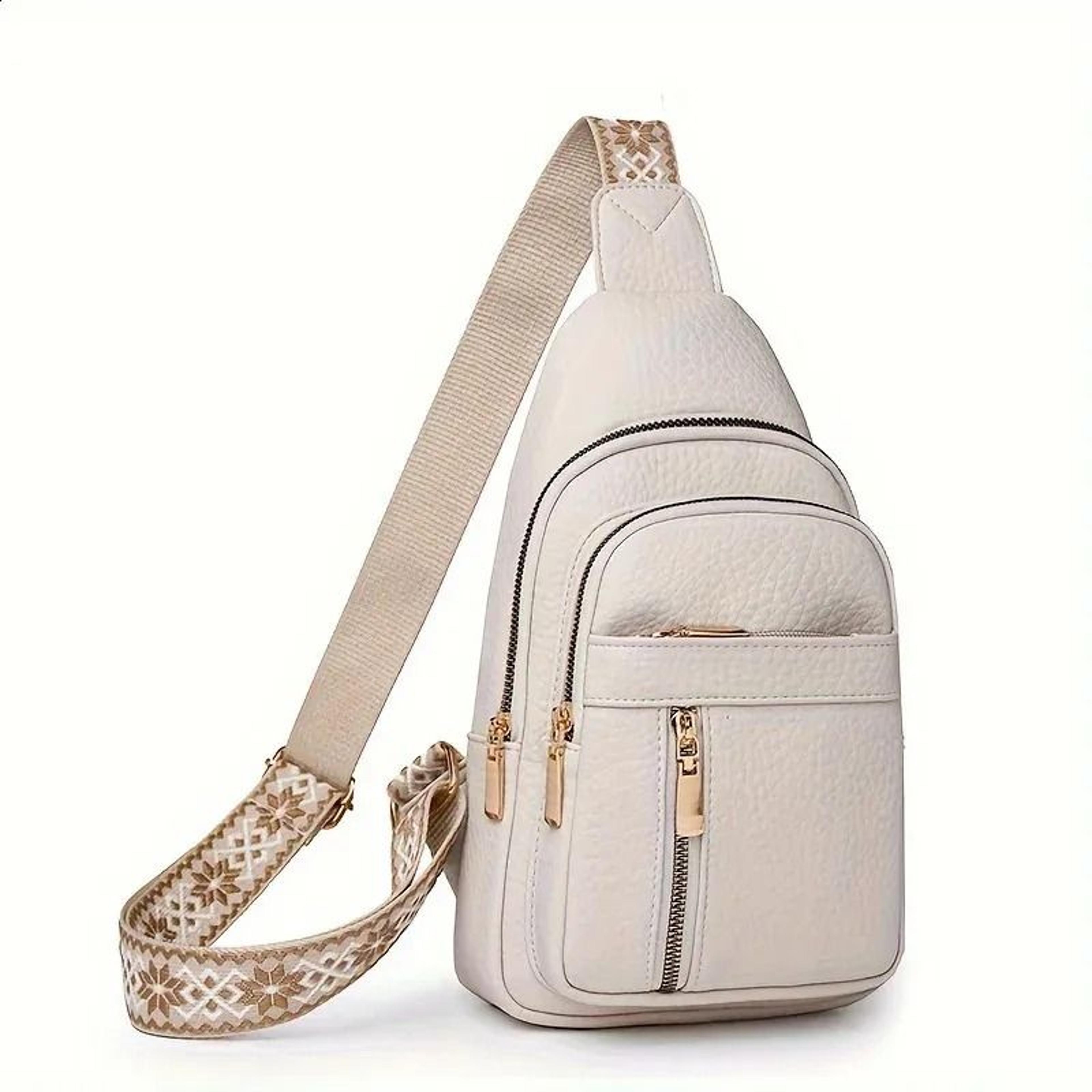 Retro PU Leather Crossbody Bag With Multiple Zipper Pockets For Travel And Daily Use 4