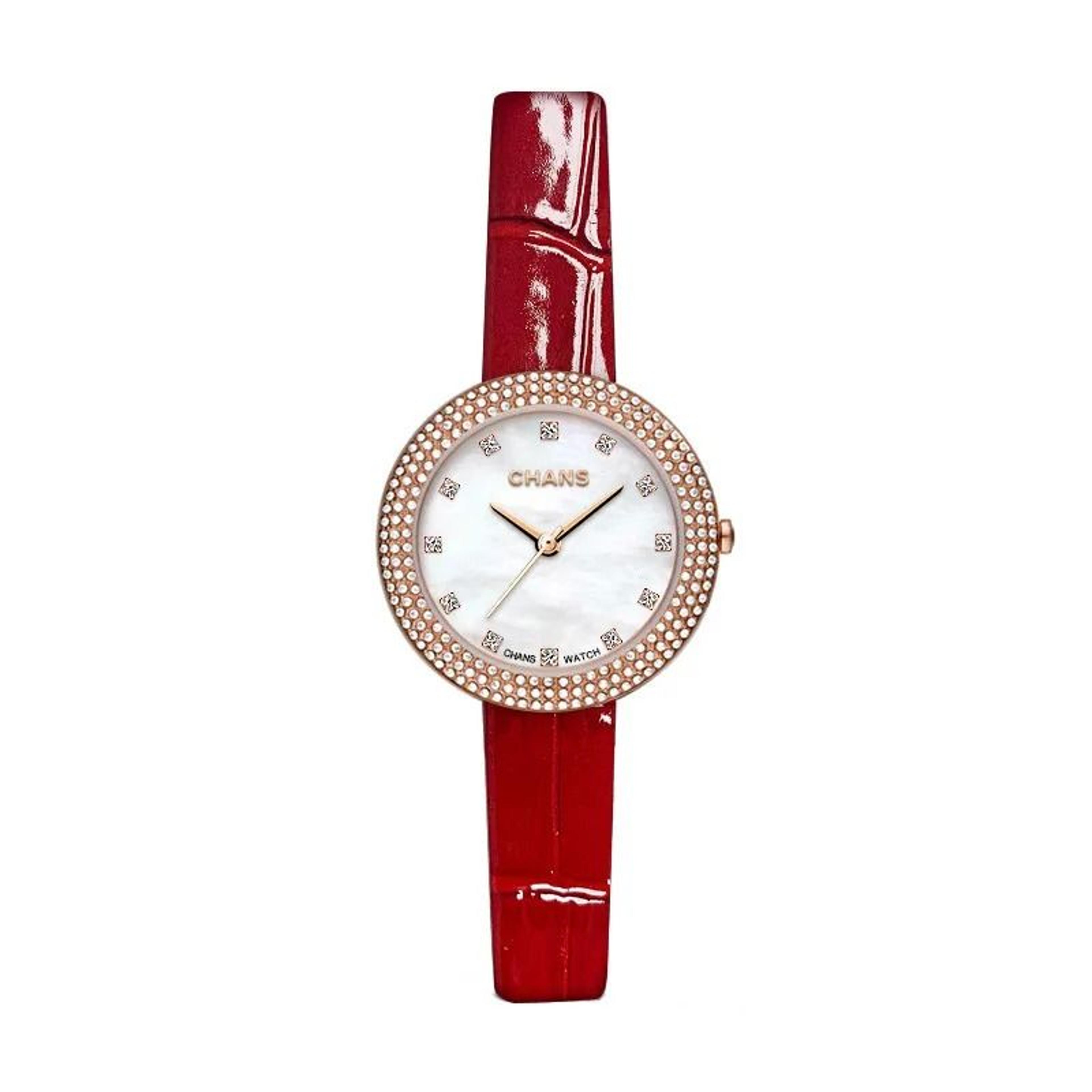 Elegant Womens Quartz Watch With Diamond Accents Waterproof Fashion Wristwatch 2