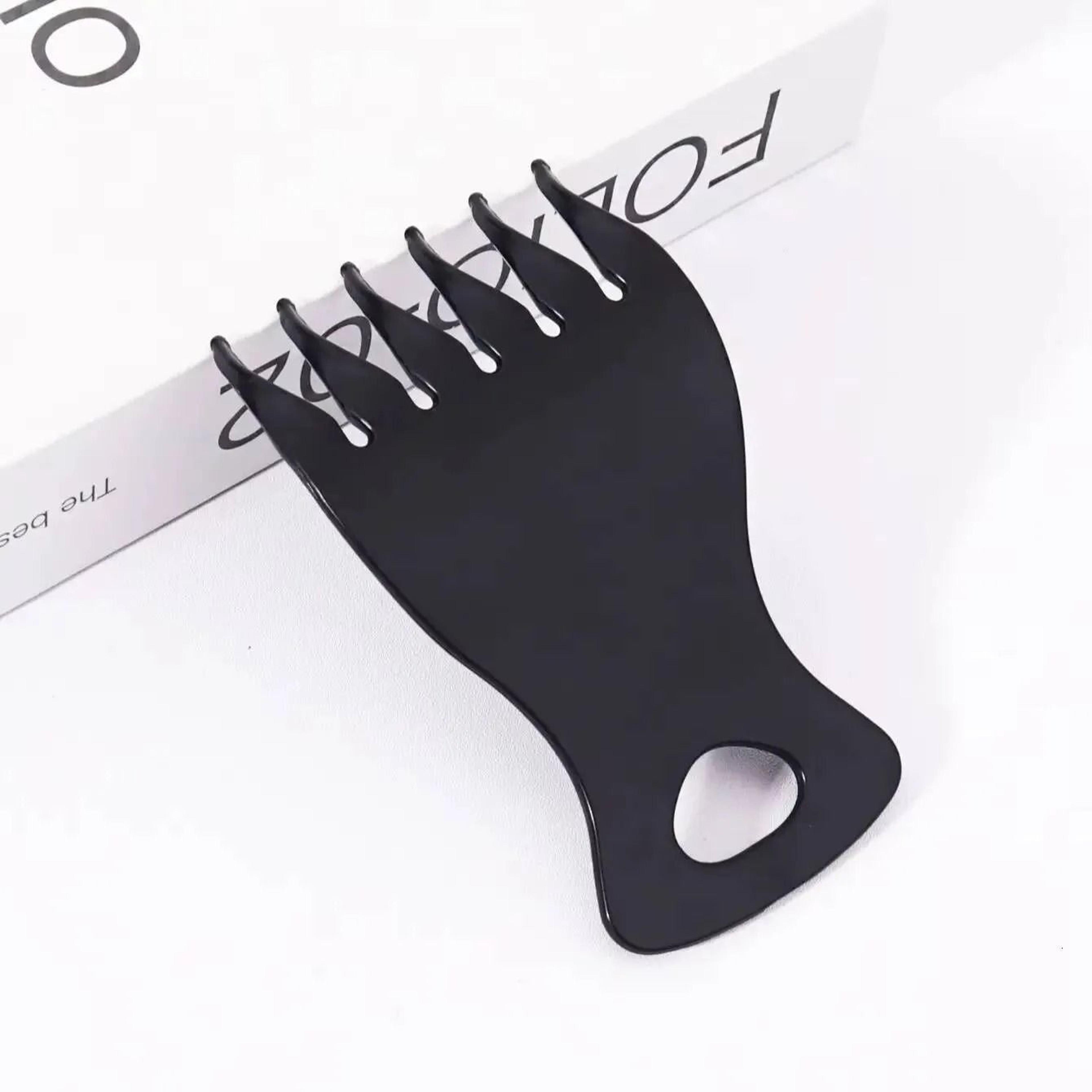 Ergonomic Wide Tooth Wig Comb Portable Detangling Comb For Human Hair Wigs 1