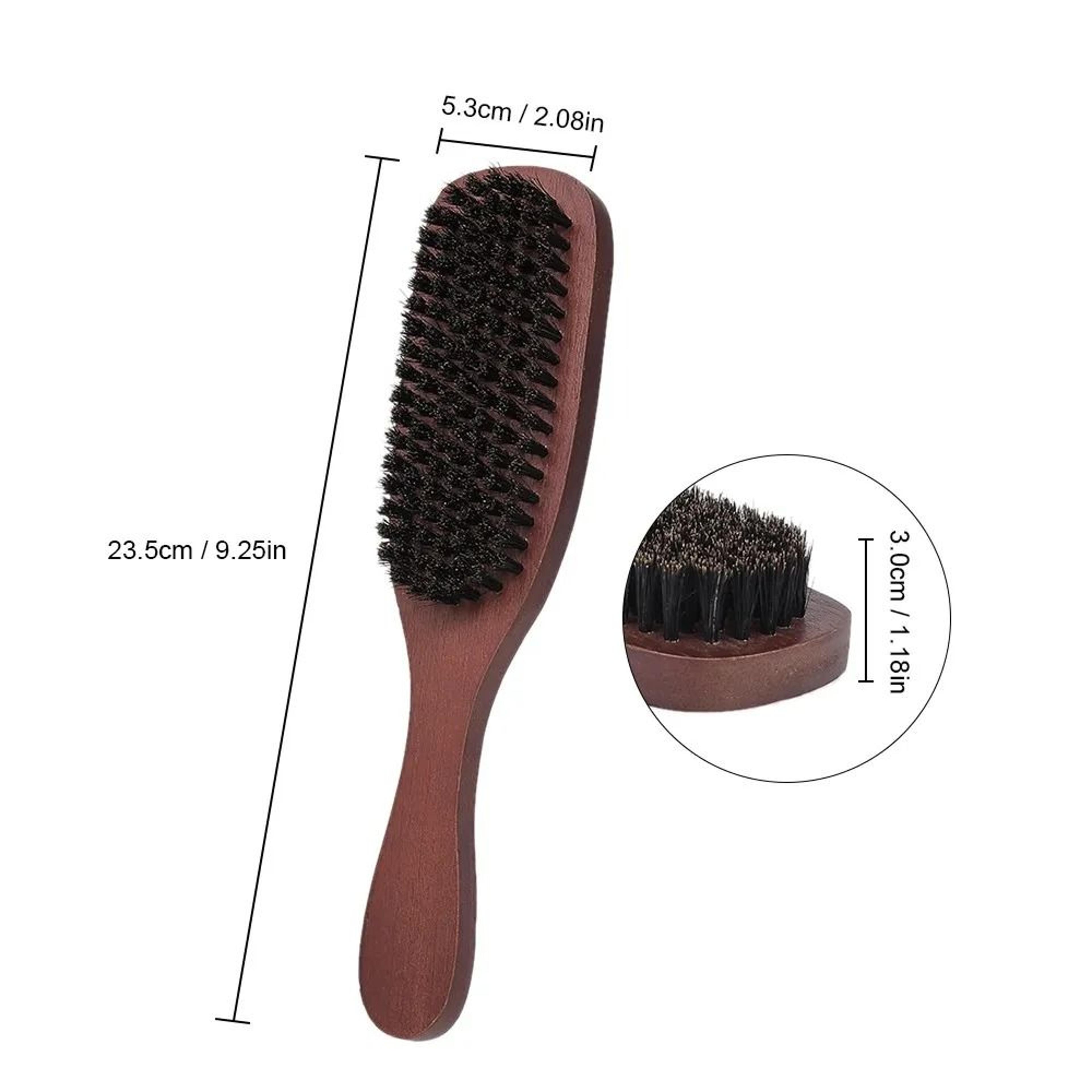 Wooden Beard Brush And Comb Set For Mens Facial Hair Grooming And Moustache Styling 1