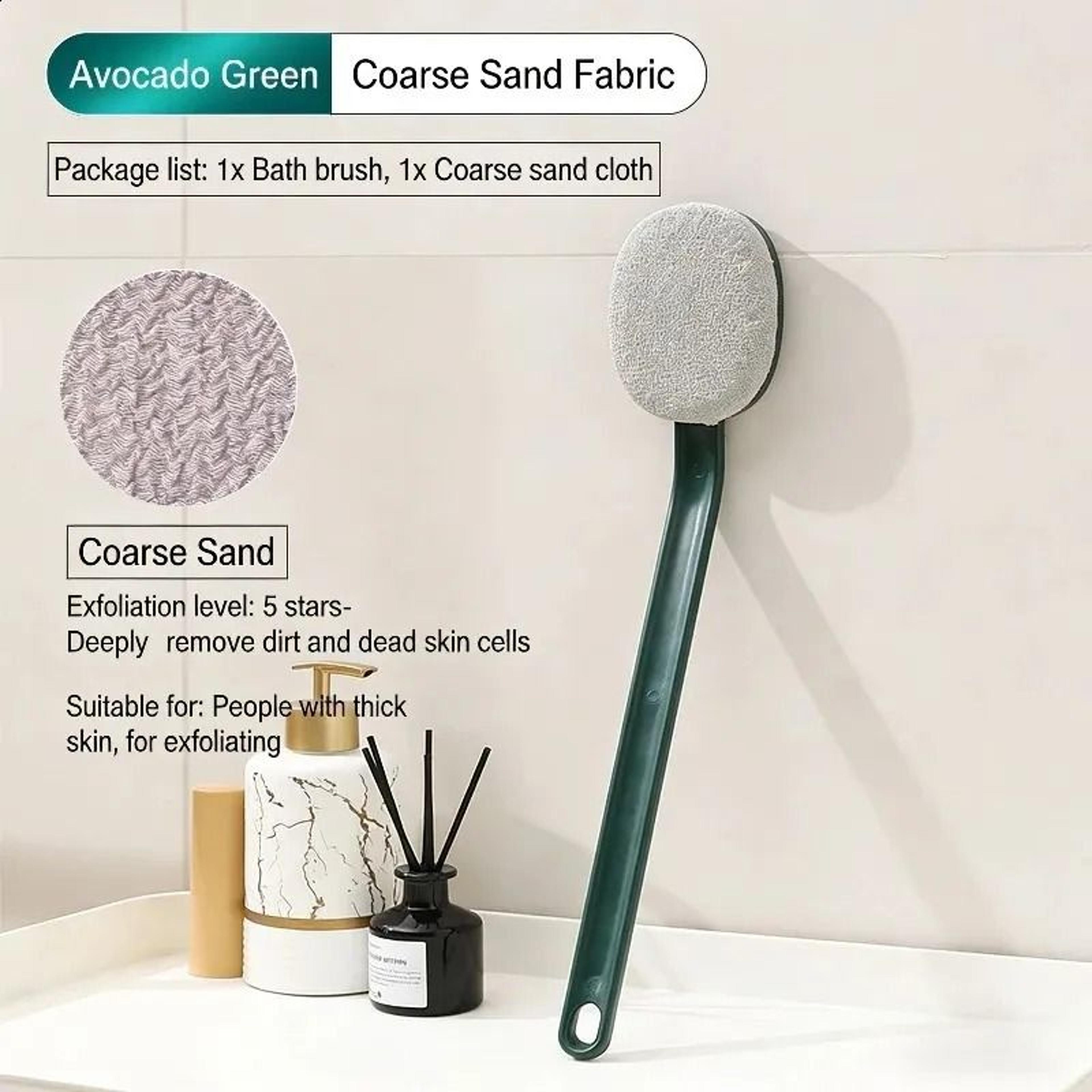 Long Handle Back Scrubber Soft Bristle Shower Brush For Exfoliating And Massage 1