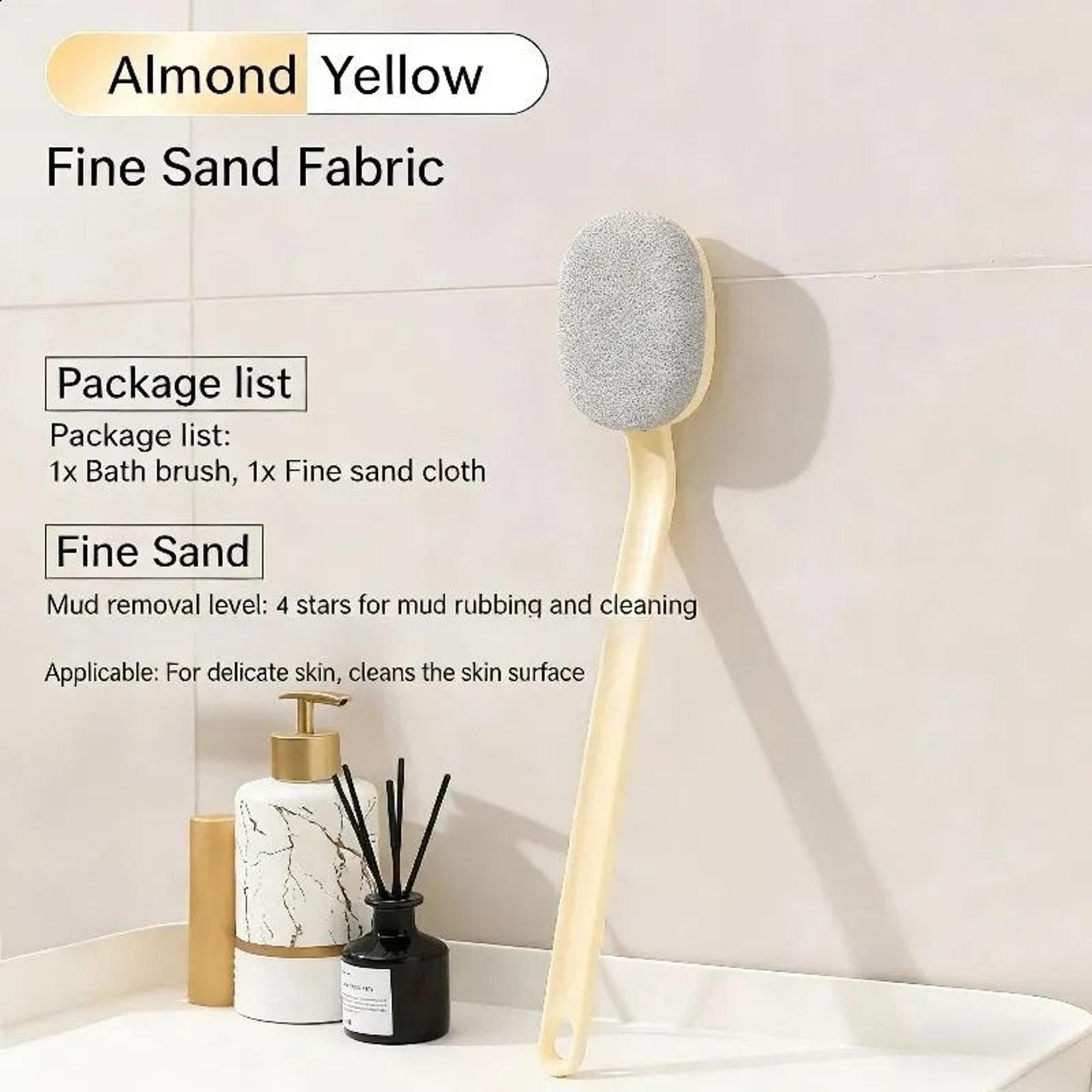 Long Handle Back Scrubber Soft Bristle Shower Brush For Exfoliating And Massage 2