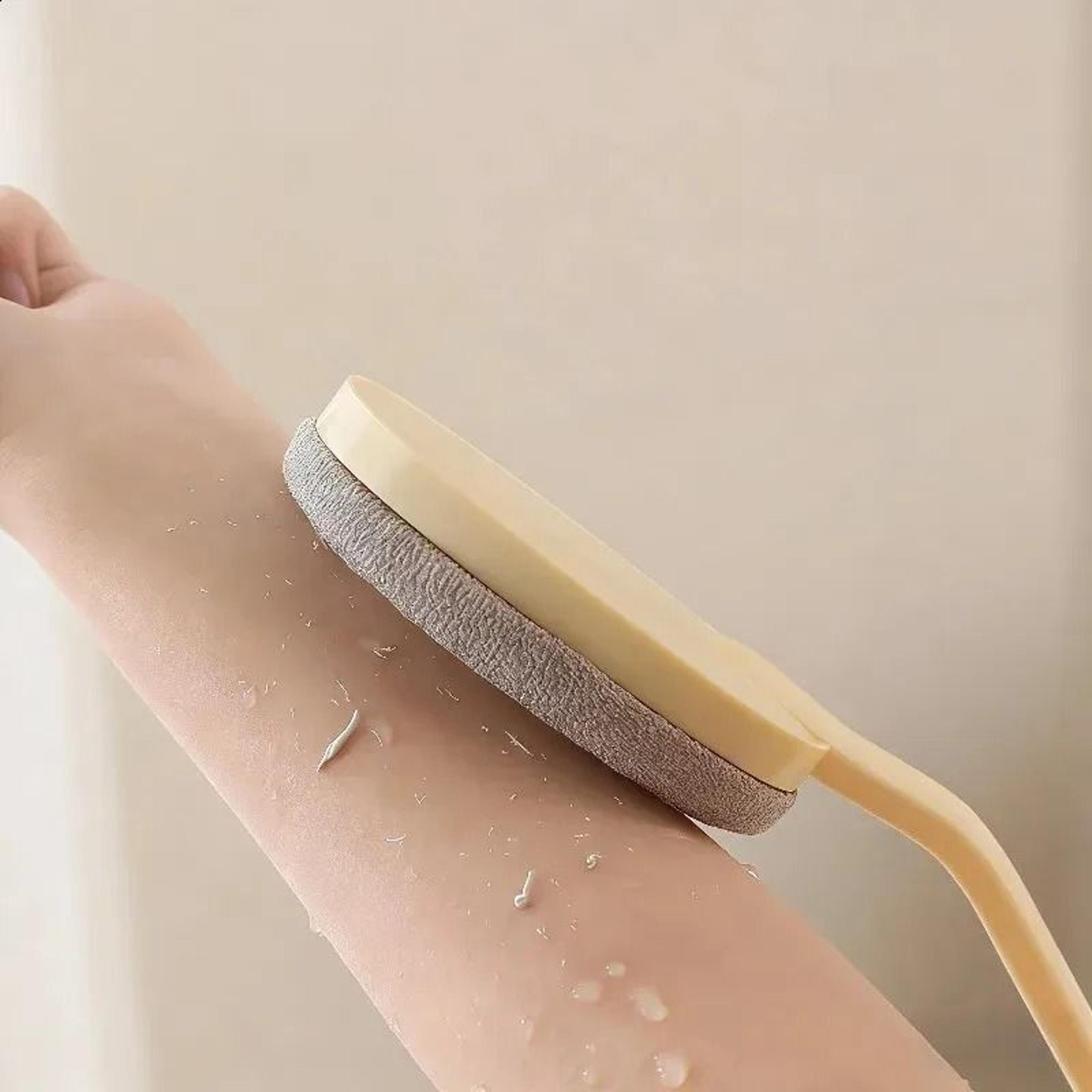 Long Handle Back Scrubber Soft Bristle Shower Brush For Exfoliating And Massage 5