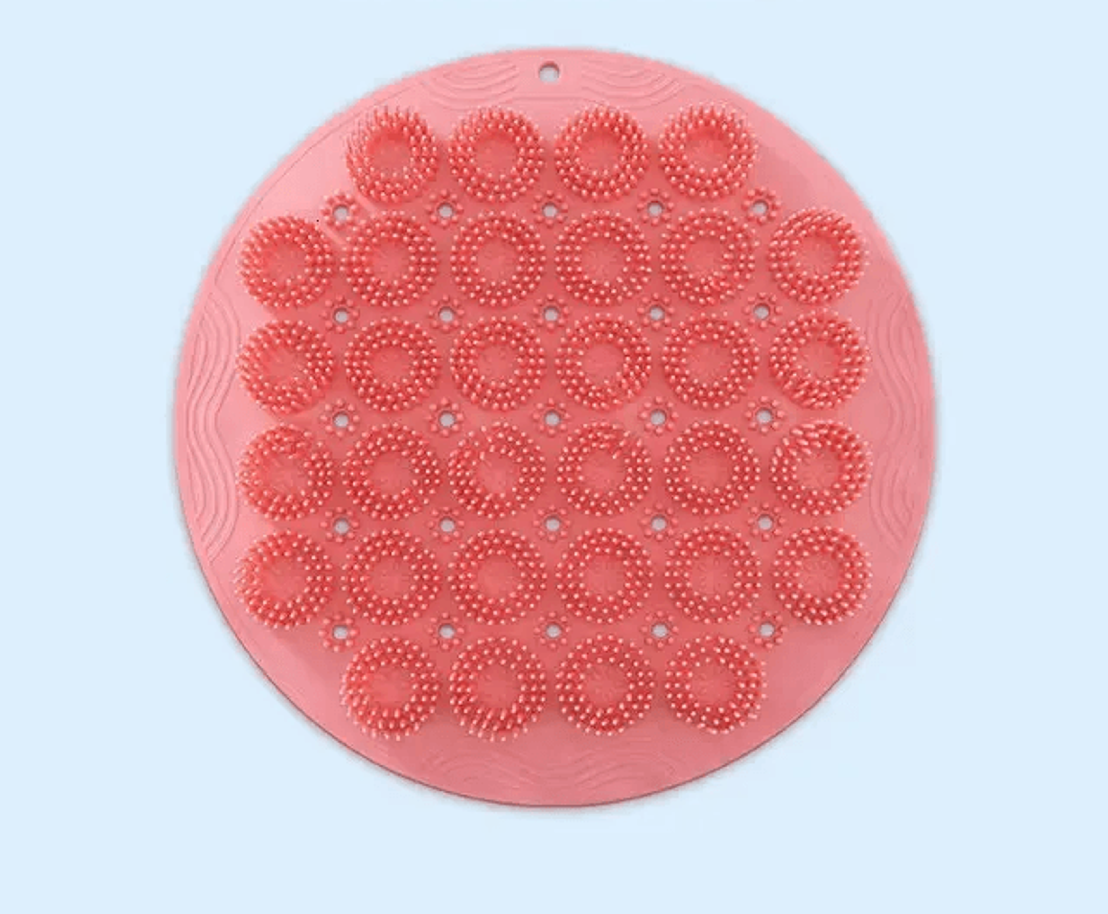 Silicone Foot Scrubber With Suction Cups For Exfoliating Shower Massage 3